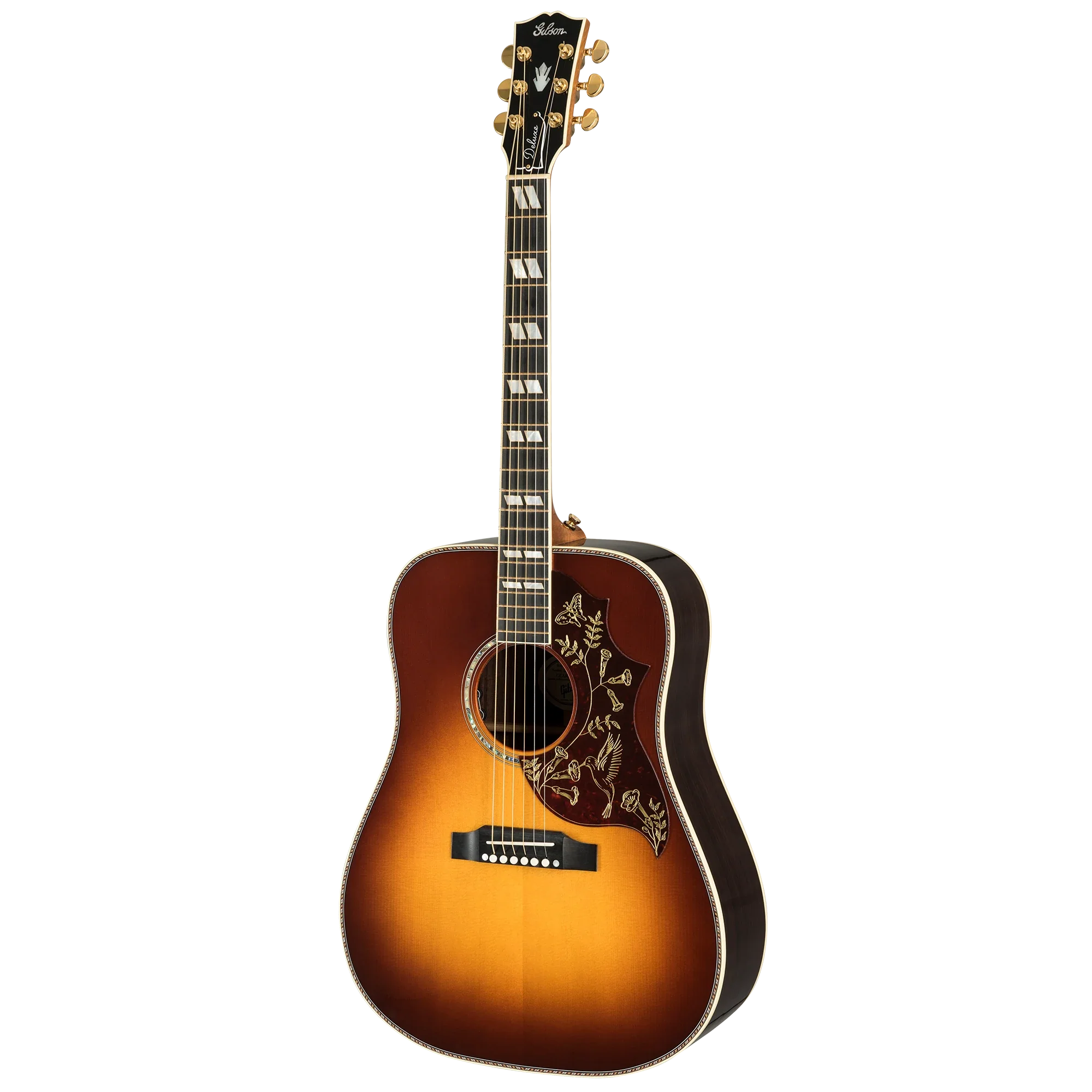 Gibson Custom Hummingbird Deluxe Rosewood, Rosewood Burst 2 Gibson Custom Hummingbird Deluxe Rosewood, Rosewood Burst