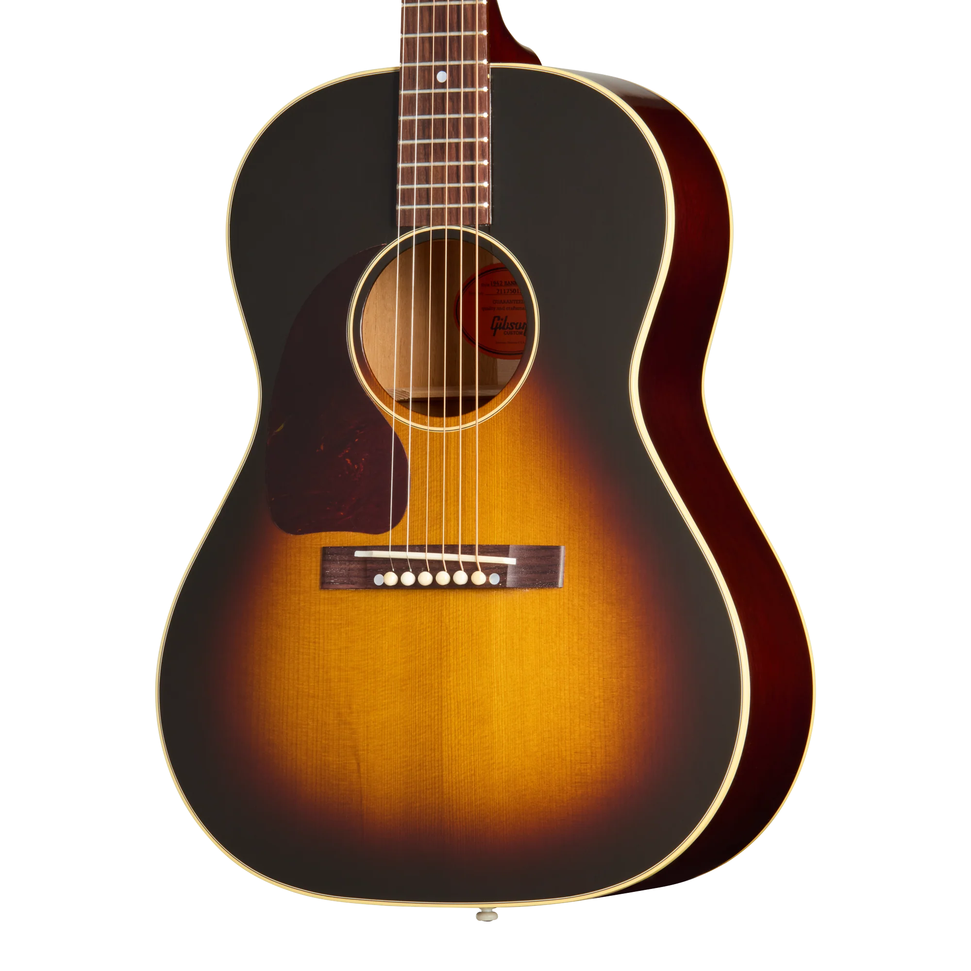Gibson Custom 1942 Banner LG-2 Reissue, Left-Handed, Vintage Sunburst