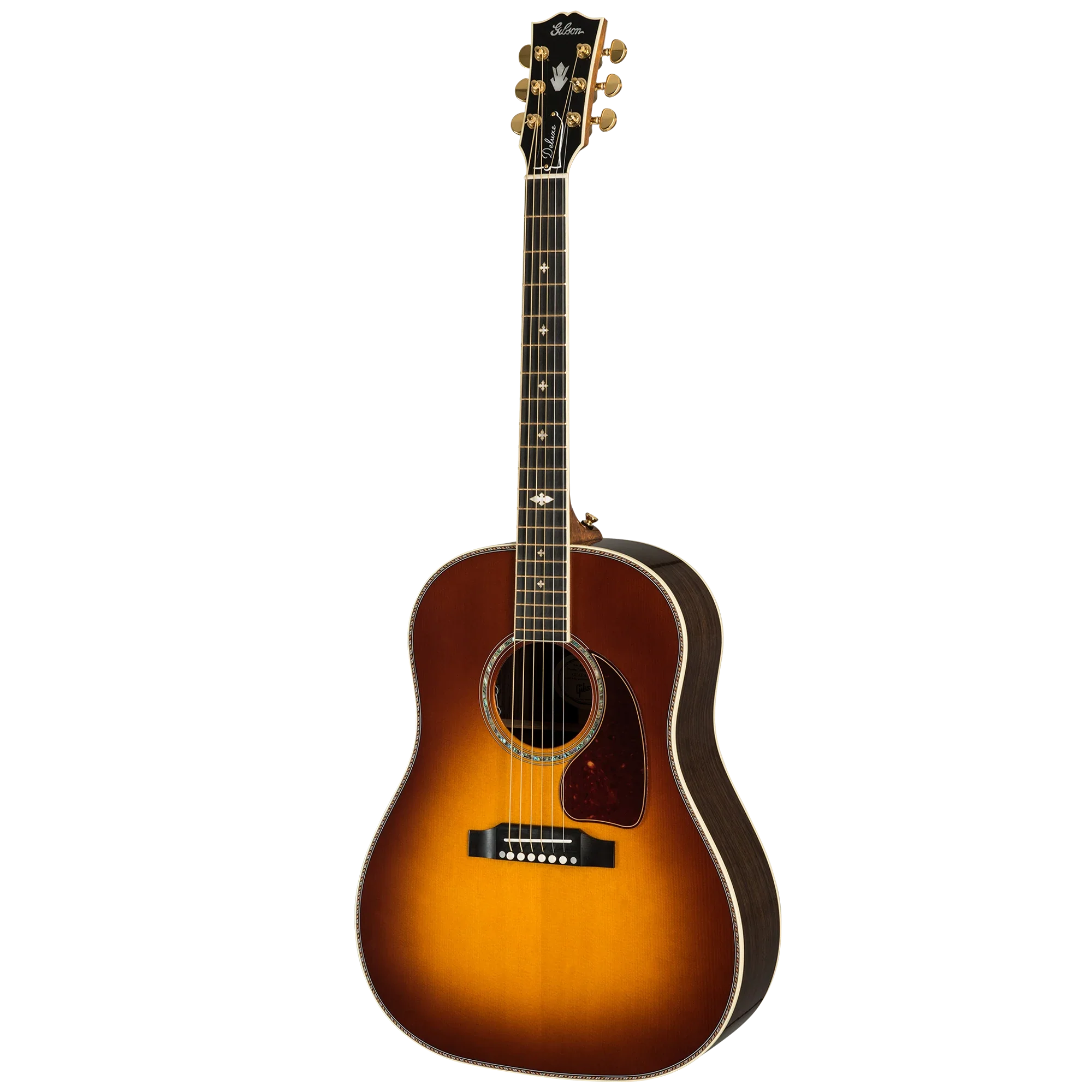 Gibson Custom J-45 Deluxe Rosewood, Rosewood Burst 2 Gibson Custom J-45 Deluxe Rosewood, Rosewood Burst