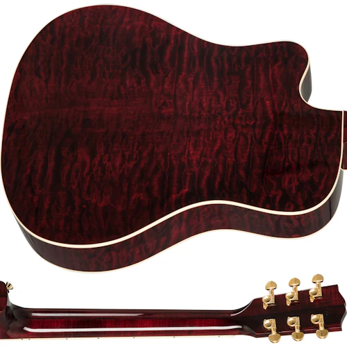 Gibson Songwriter Chroma - Quilt Maple, Black Cherry 6 Gibson Songwriter Chroma - Quilt Maple, Black Cherry