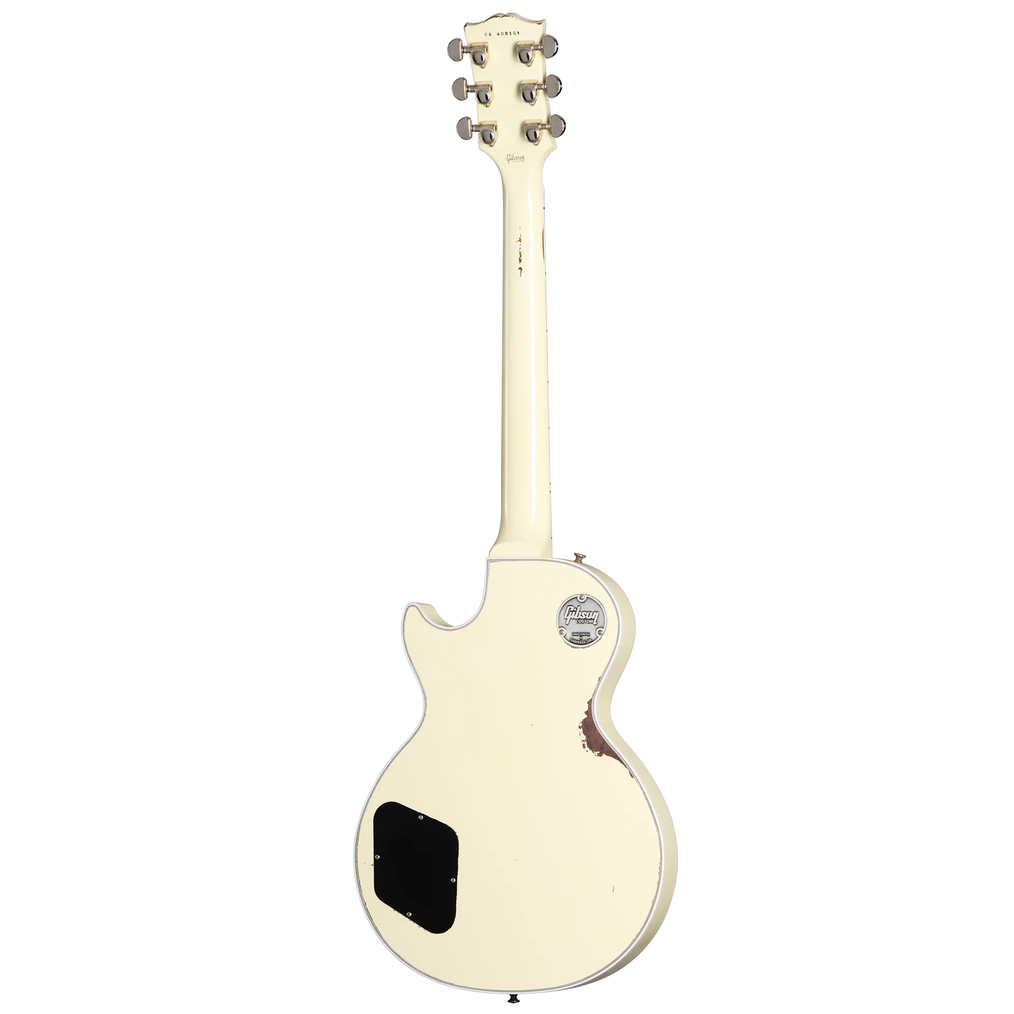 Gibson Custom Les Paul Custom, Heavy Aged, Classic White 4 Gibson Custom Les Paul Custom, Heavy Aged, Classic White