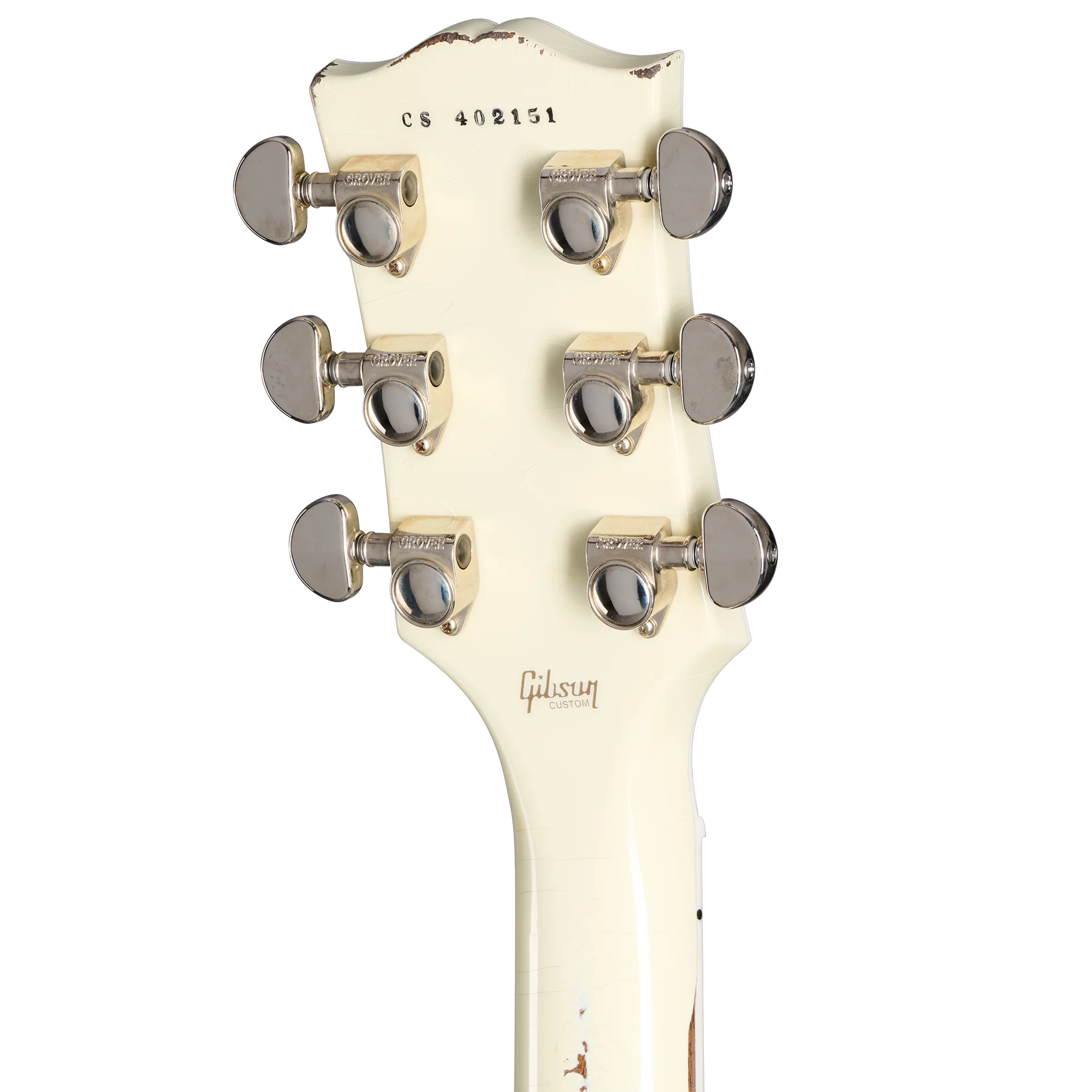 Gibson Custom Les Paul Custom, Heavy Aged, Classic White 6 Gibson Custom Les Paul Custom, Heavy Aged, Classic White