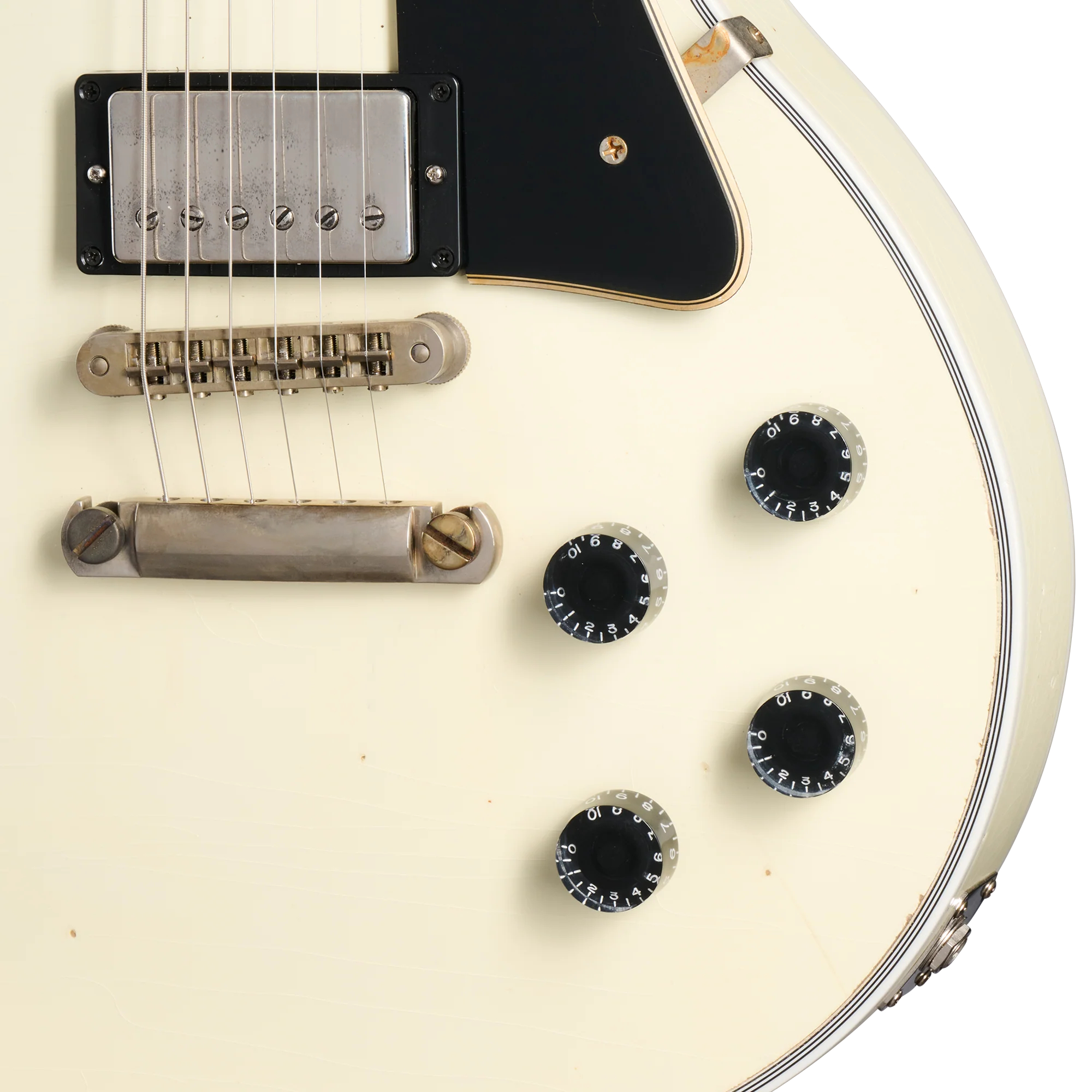 Gibson Custom Les Paul Custom, Heavy Aged, Classic White 8 Gibson Custom Les Paul Custom, Heavy Aged, Classic White