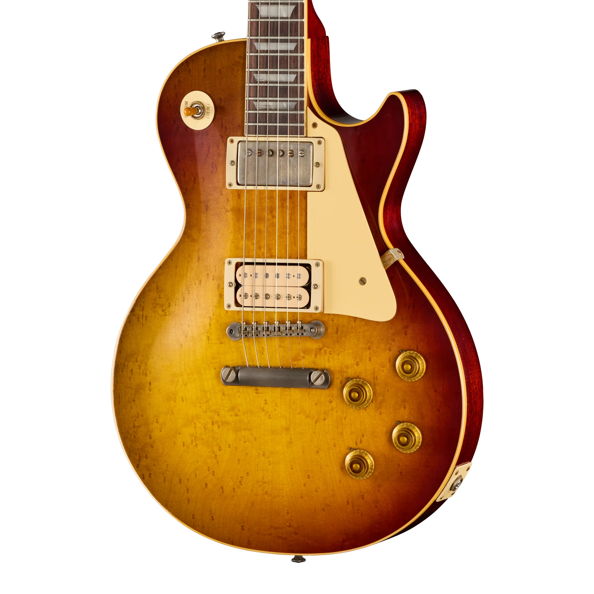Gibson Custom LE 1959 Les Paul Standard Reissue with Birdseye Maple Top, Light Aged, Peach Tea Burst