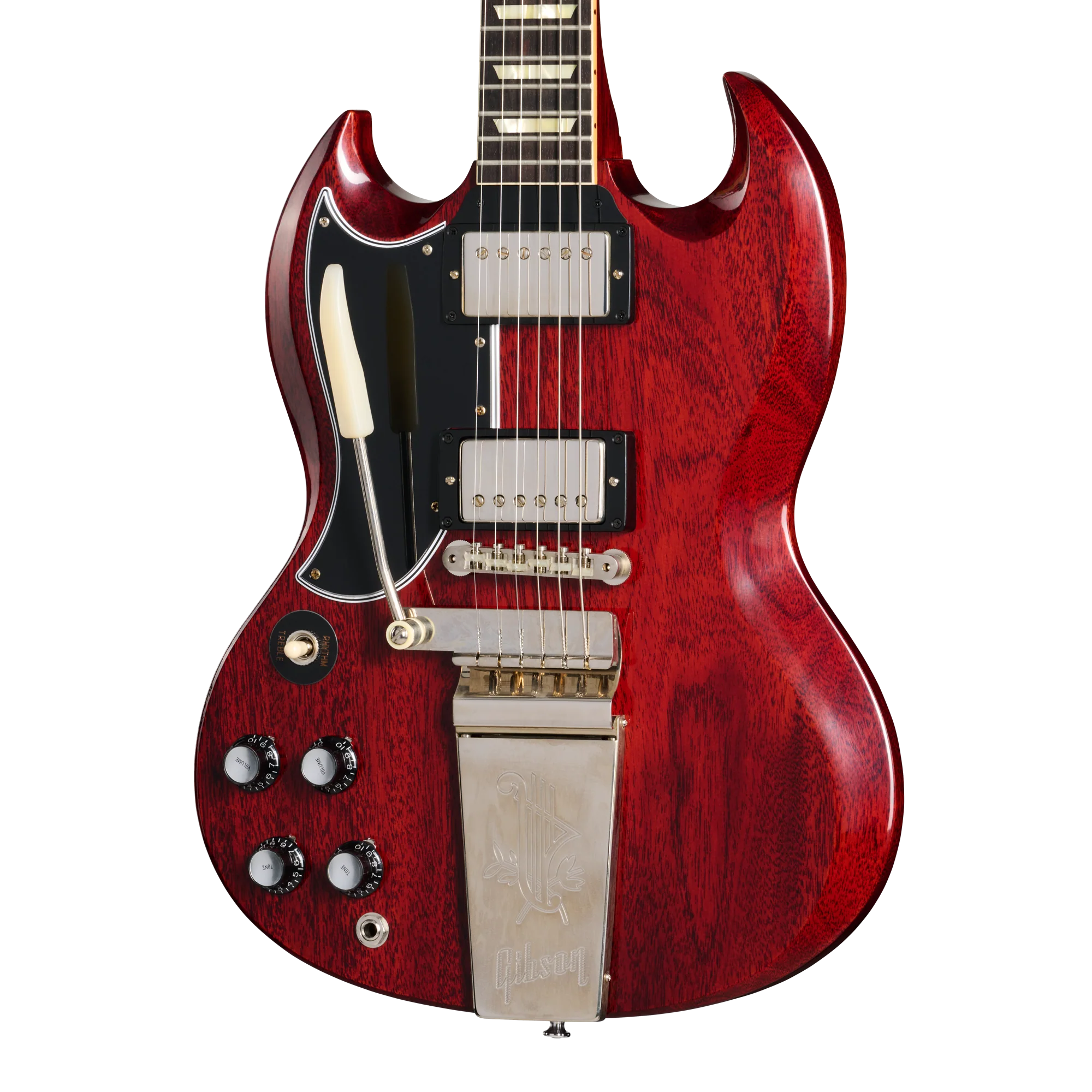 Gibson Custom 1964 SG Standard Reissue with Maestro, Left-Handed, Cherry Red 1 Gibson Custom 1964 SG Standard Reissue with Maestro, Left-Handed, Cherry Red