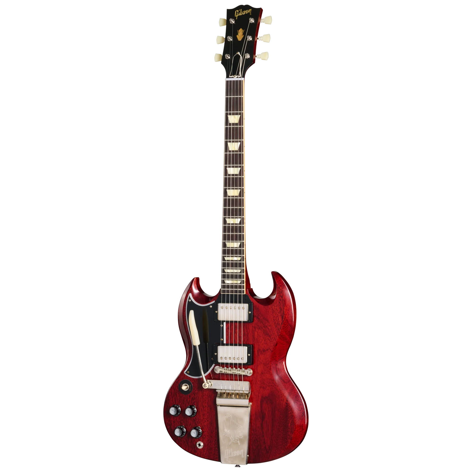 Gibson Custom 1964 SG Standard Reissue with Maestro, Left-Handed, Cherry Red 2 Gibson Custom 1964 SG Standard Reissue with Maestro, Left-Handed, Cherry Red