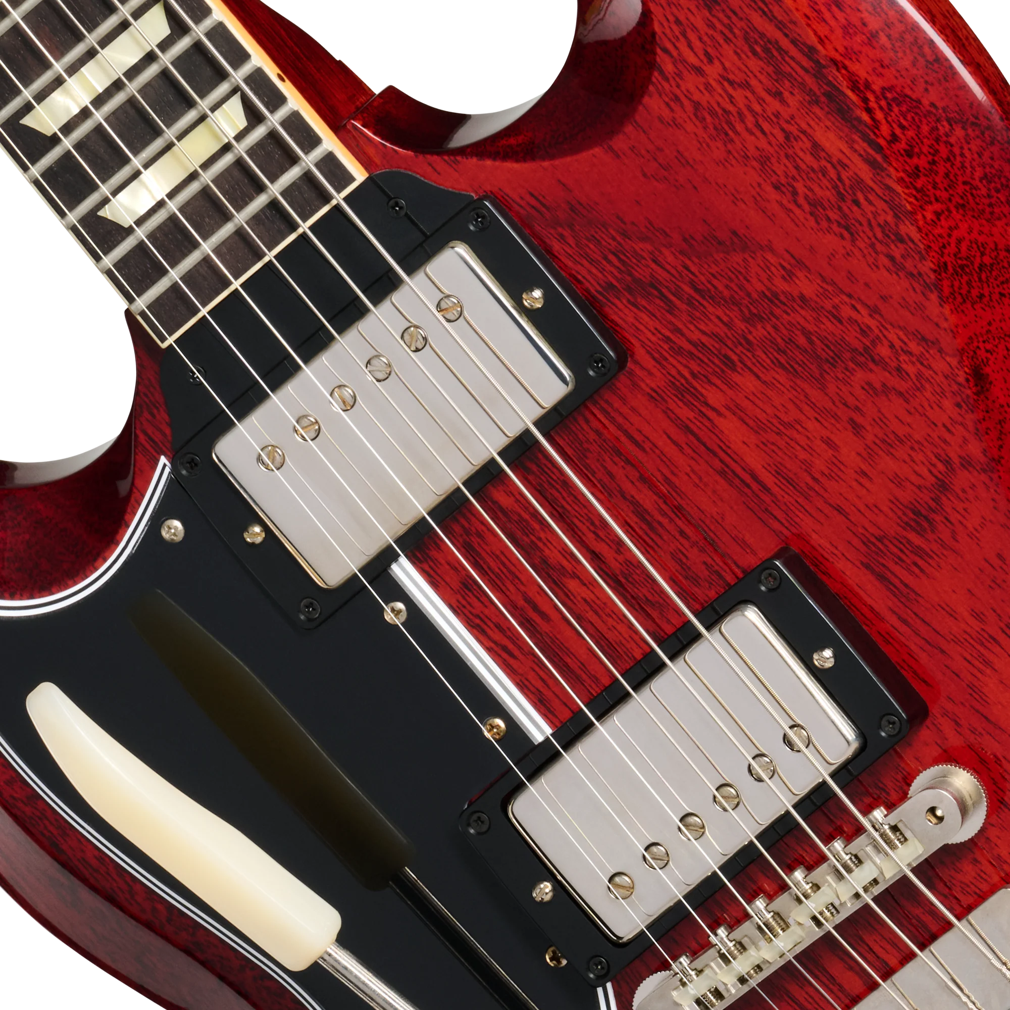 Gibson Custom 1964 SG Standard Reissue with Maestro, Left-Handed, Cherry Red 7 Gibson Custom 1964 SG Standard Reissue with Maestro, Left-Handed, Cherry Red