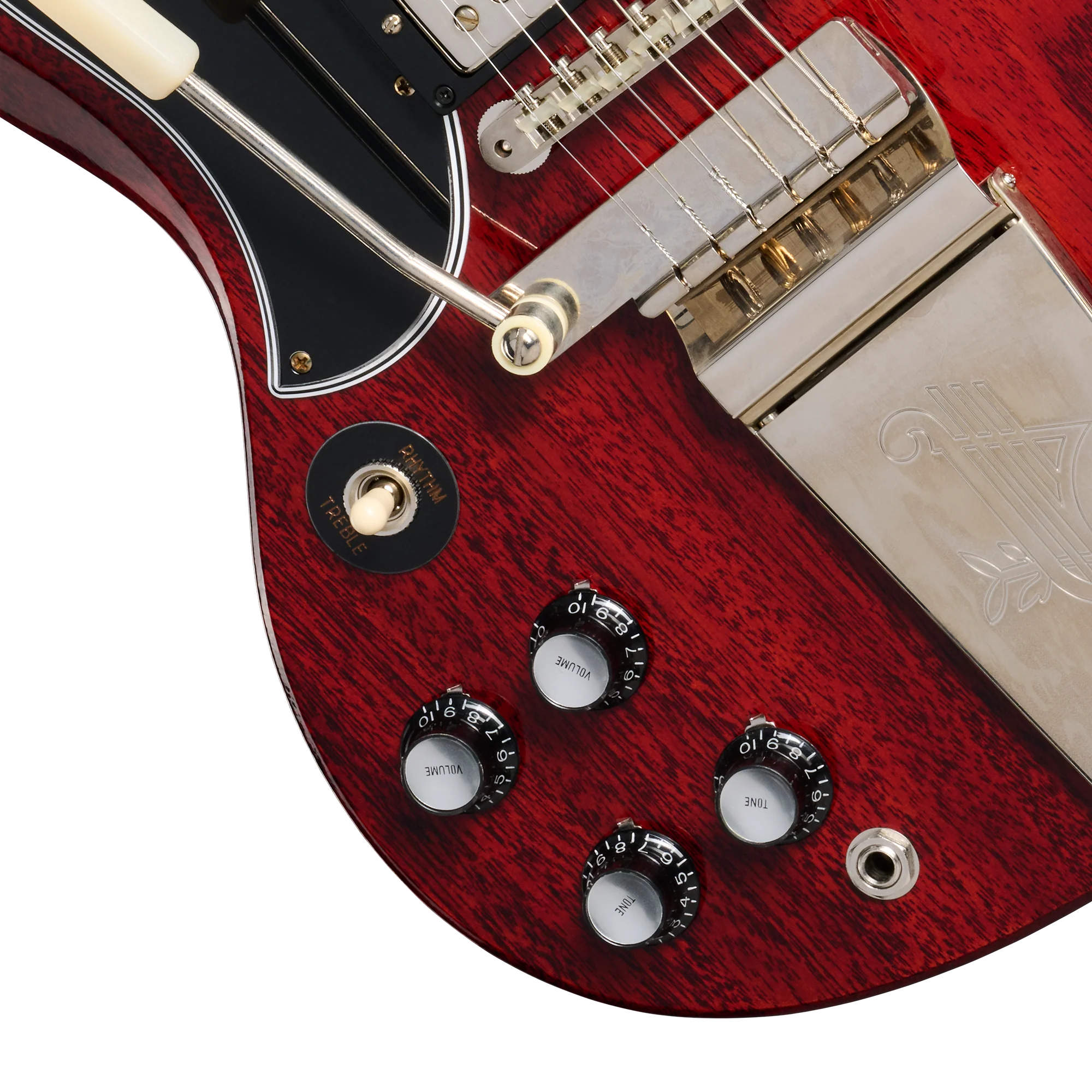 Gibson Custom 1964 SG Standard Reissue with Maestro, Left-Handed, Cherry Red 8 Gibson Custom 1964 SG Standard Reissue with Maestro, Left-Handed, Cherry Red
