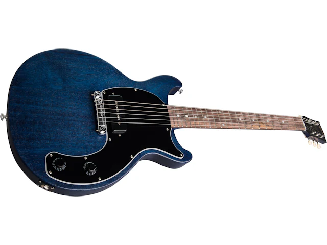 Gibson Les Paul Junior Tribute DC, Blue Stain (Gibson Gig Bag Included) 11 Gibson Les Paul Junior Tribute DC, Blue Stain (Gibson Gig Bag Included)