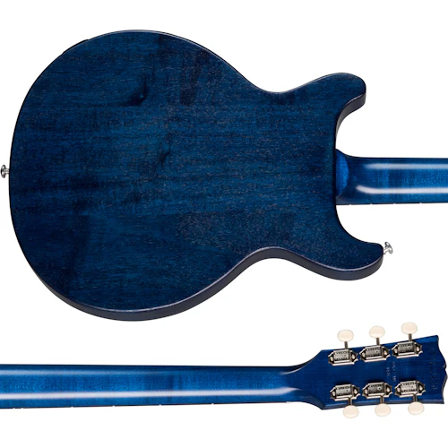 Gibson Les Paul Junior Tribute DC, Blue Stain (Gibson Gig Bag Included) 6 Gibson Les Paul Junior Tribute DC, Blue Stain (Gibson Gig Bag Included)