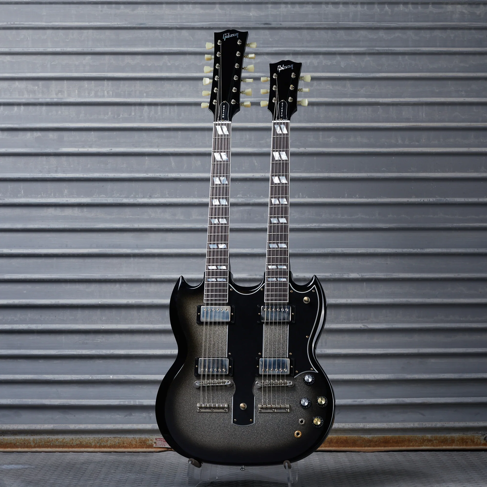 Gibson Mod™ Collection EDS-1275 Double Neck Stereo, Nickel Sparkleblast 1 Gibson Mod™ Collection EDS-1275 Double Neck Stereo, Nickel Sparkleblast