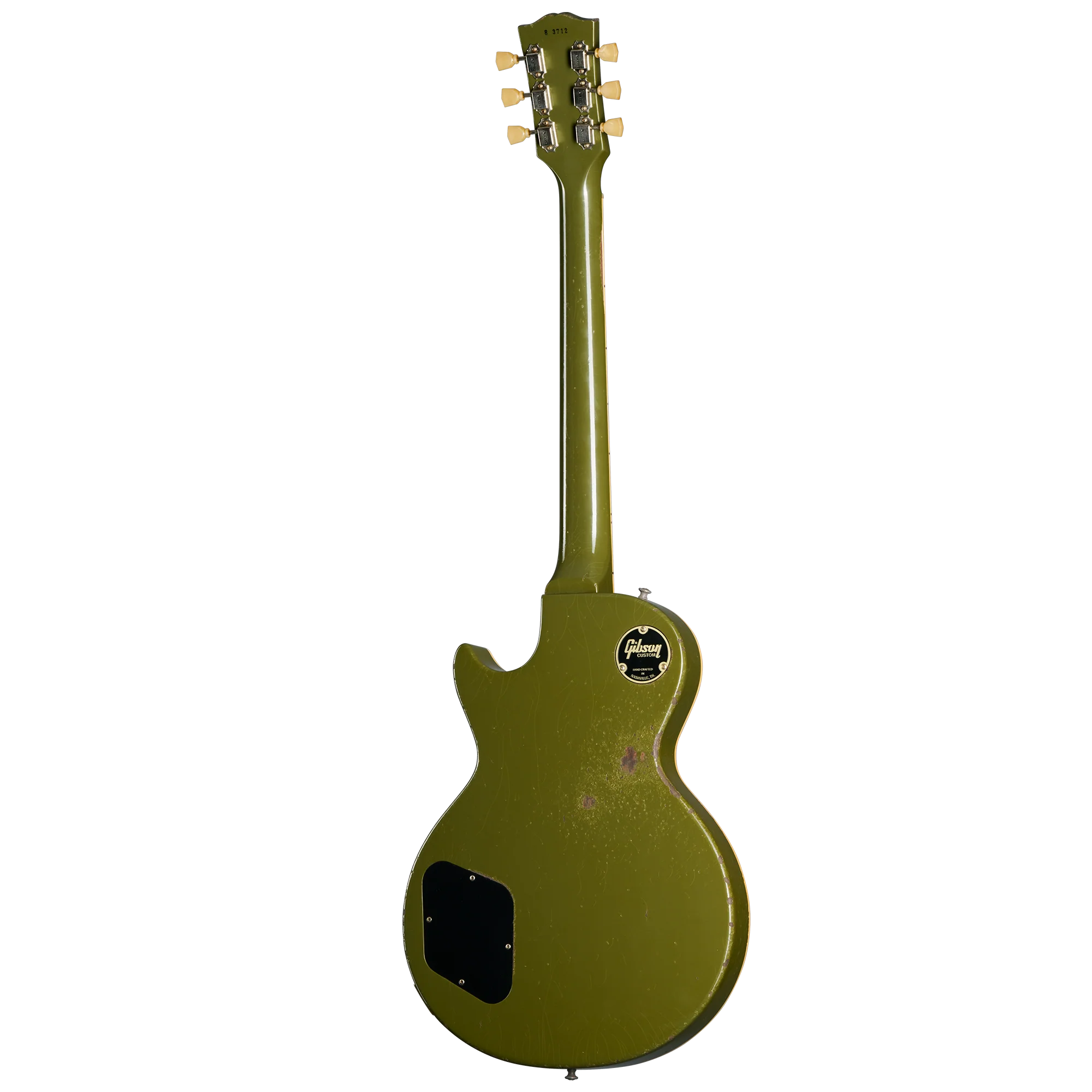 Gibson Custom 1958 Les Paul Standard, Heavy Aged, Olive Drab 3 Gibson Custom 1958 Les Paul Standard, Heavy Aged, Olive Drab