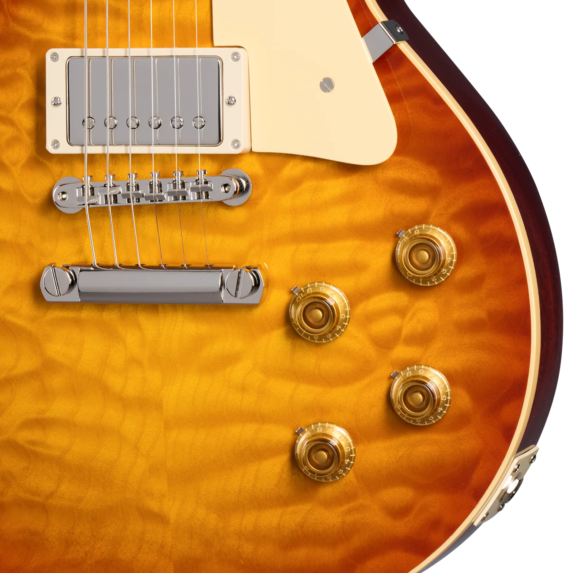 Gibson Custom 1959 Les Paul Standard 2-Piece 5A Quilt Maple Top, Russet Burst 8 Gibson Custom 1959 Les Paul Standard 2-Piece 5A Quilt Maple Top, Russet Burst
