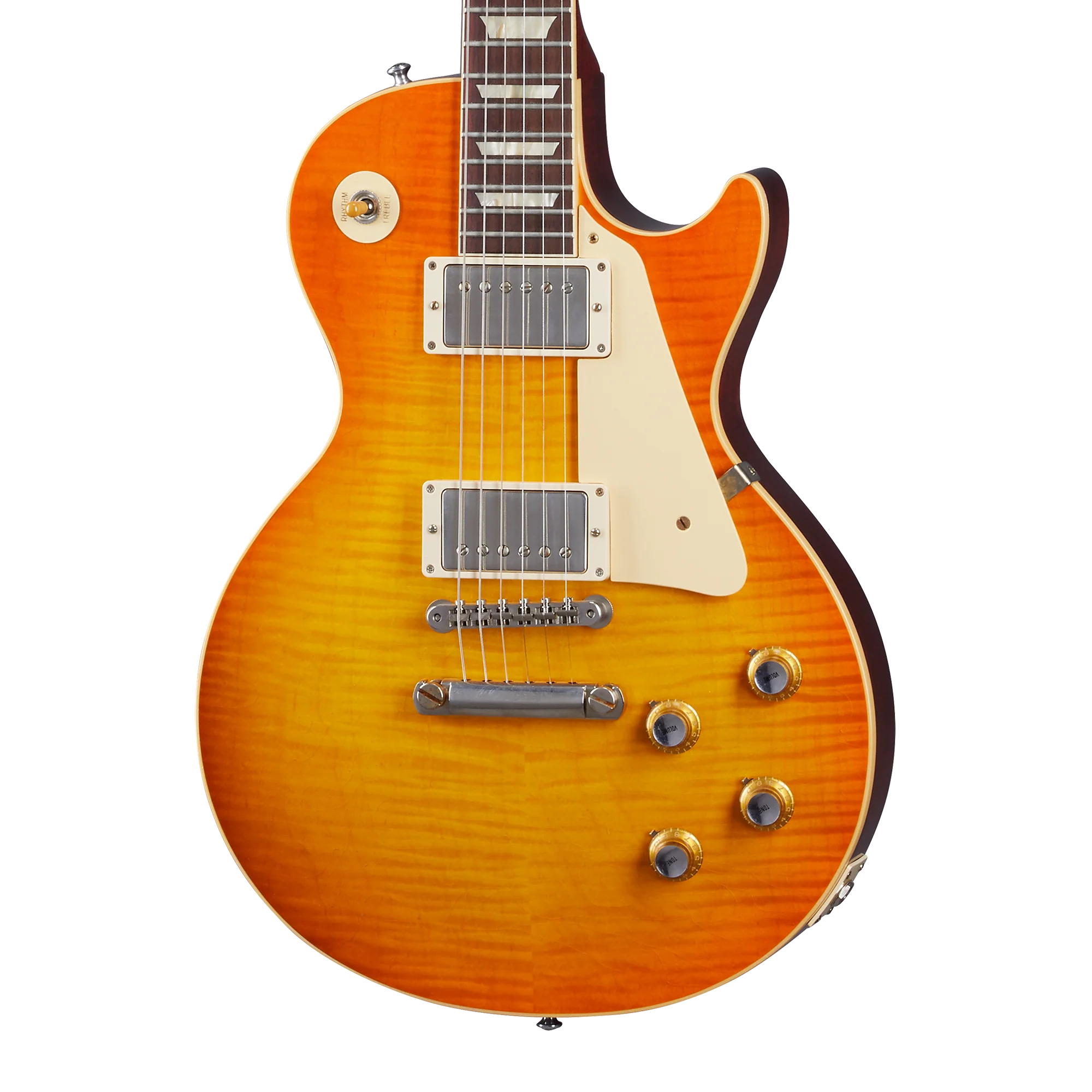 Gibson Custom 1960 Les Paul Standard Reissue, Ultra Light Aged, Orange Lemon Fade Burst