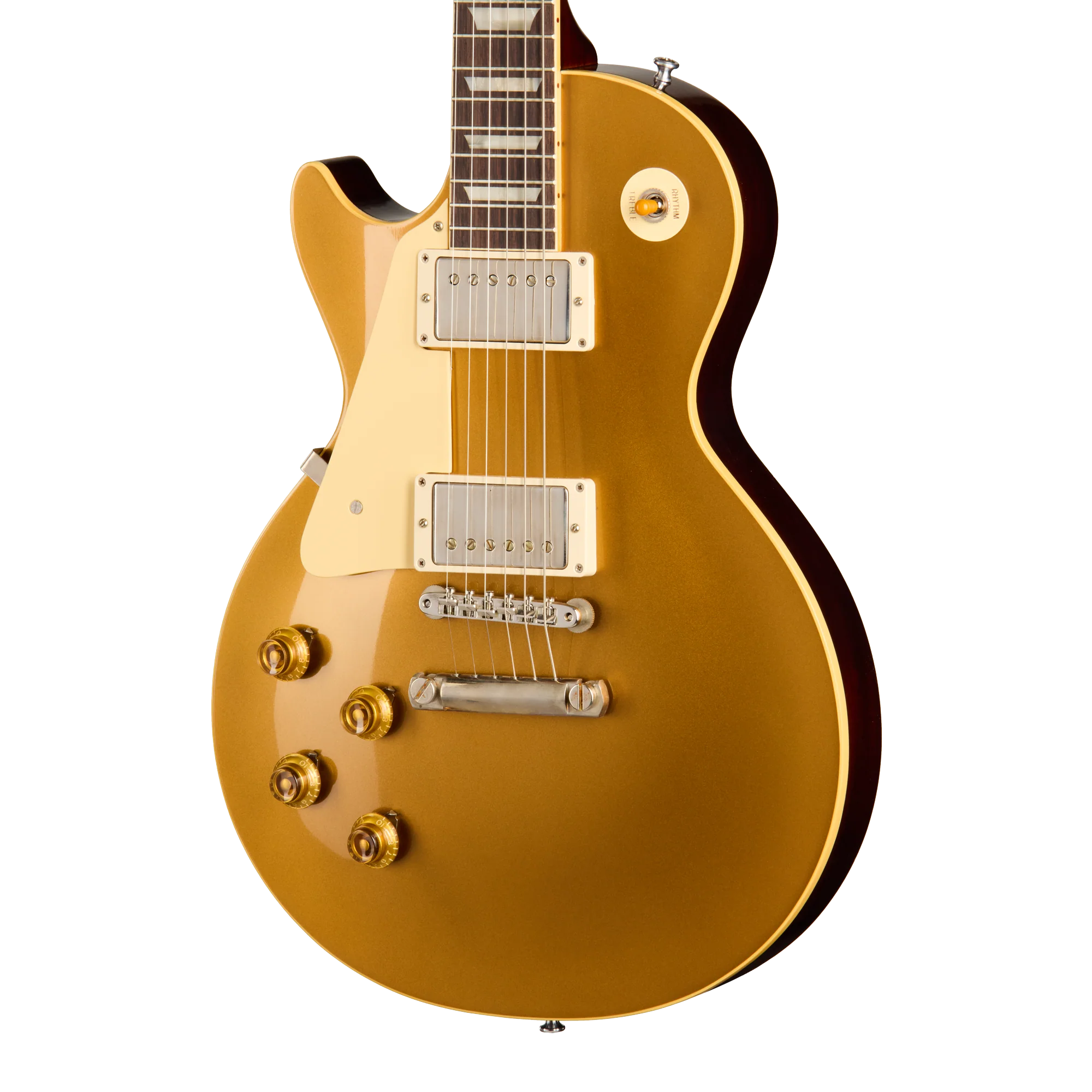 Gibson Custom 1957 Les Paul Goldtop Darkback Reissue, Left-Handed, VOS, Double Gold 1 Gibson Custom 1957 Les Paul Goldtop Darkback Reissue, Left-Handed, VOS, Double Gold
