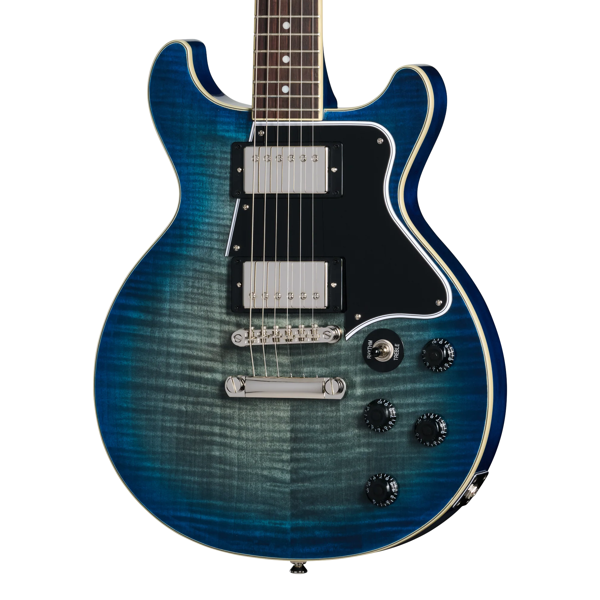 Epiphone Les Paul Special Double Cut Figured, Ocean Water