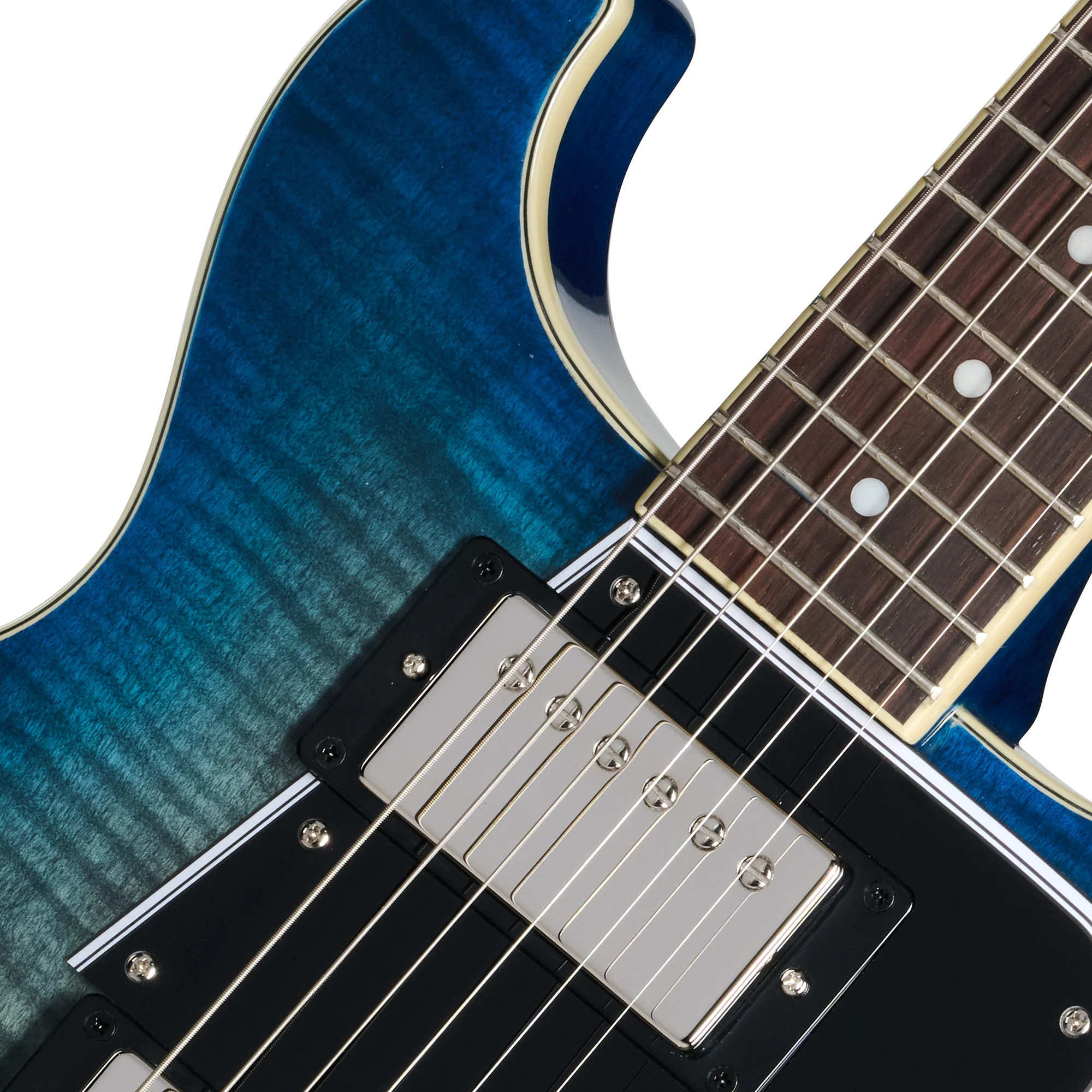 Epiphone Les Paul Special Double Cut Figured, Ocean Water 7 Epiphone Les Paul Special Double Cut Figured, Ocean Water
