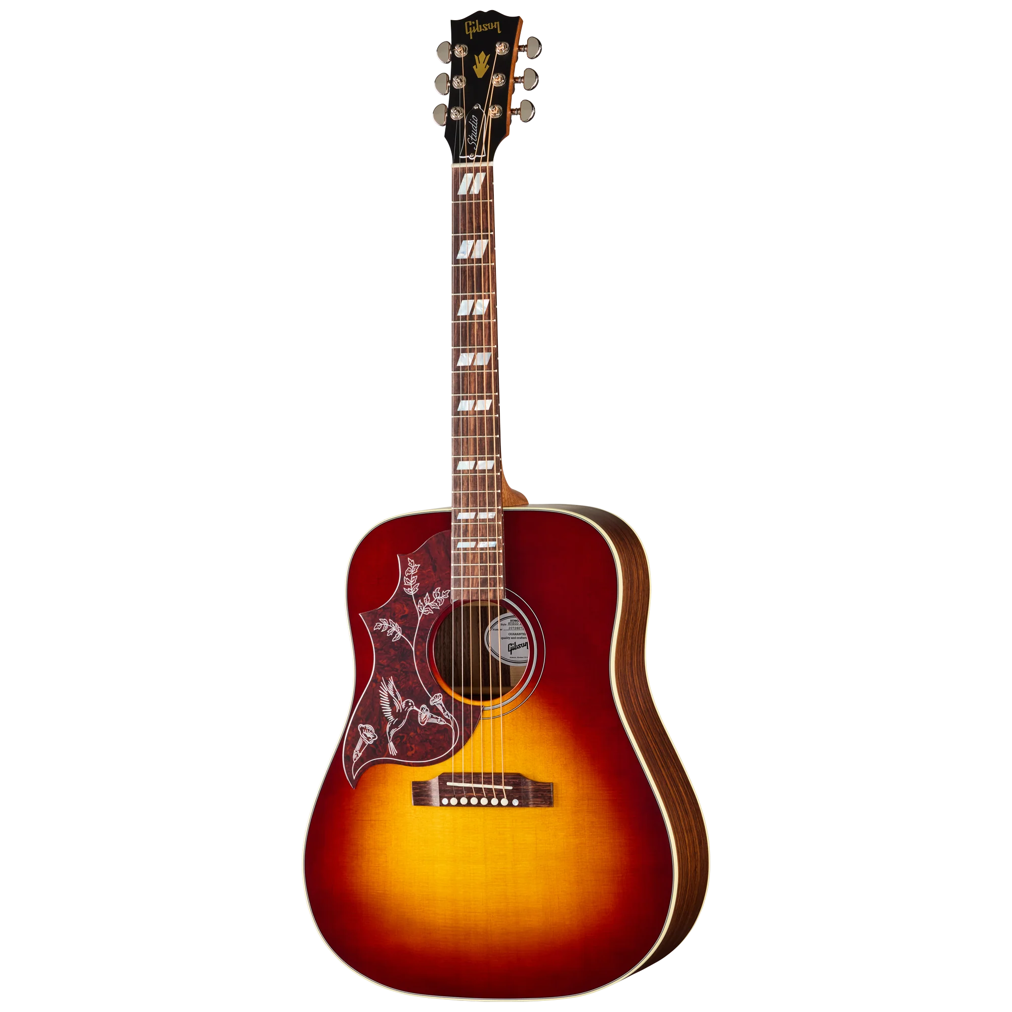 Gibson Hummingbird Studio Rosewood, Left-Handed, Rosewood Burst 3 Gibson Hummingbird Studio Rosewood, Left-Handed, Rosewood Burst