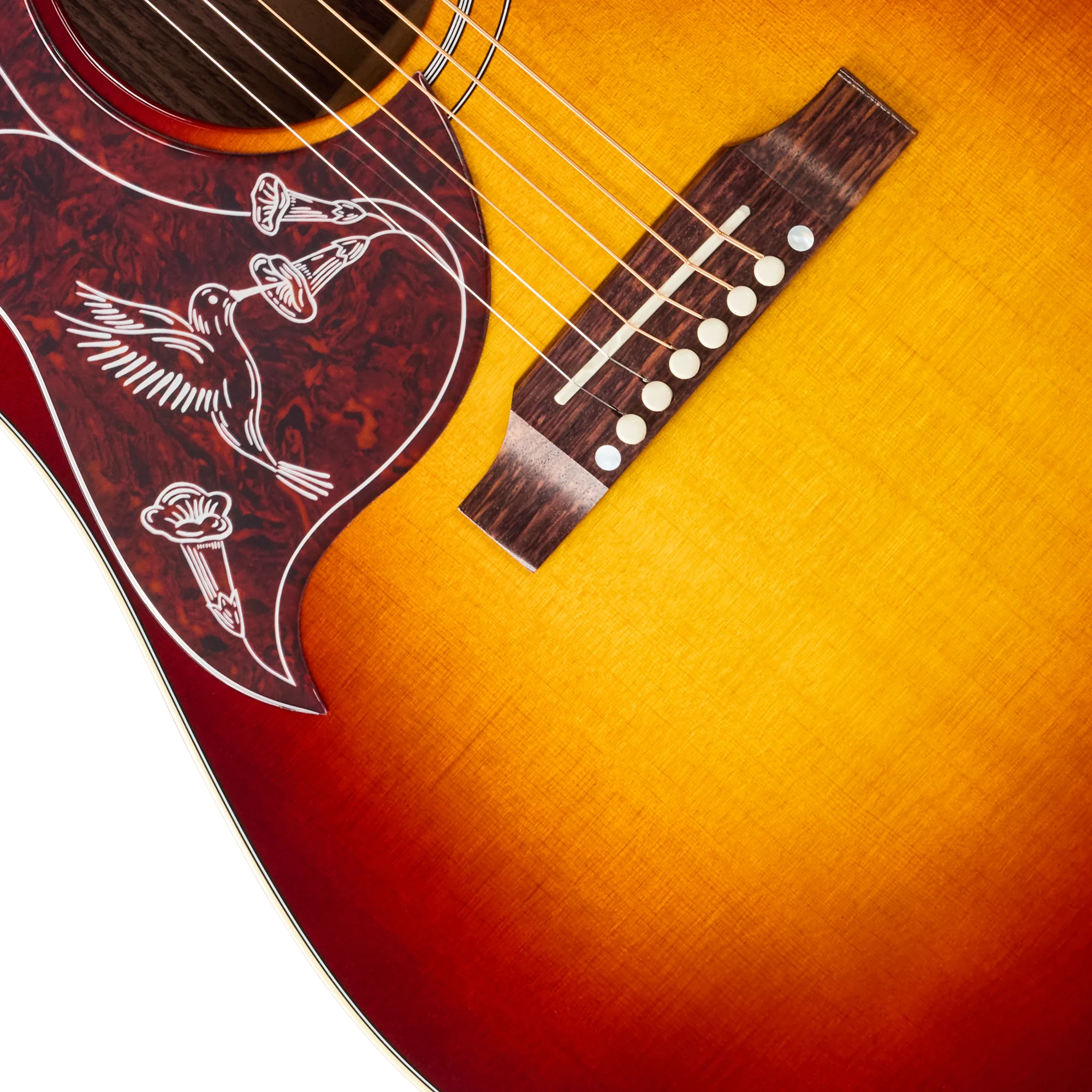 Gibson Hummingbird Studio Rosewood, Left-Handed, Rosewood Burst 8 Gibson Hummingbird Studio Rosewood, Left-Handed, Rosewood Burst