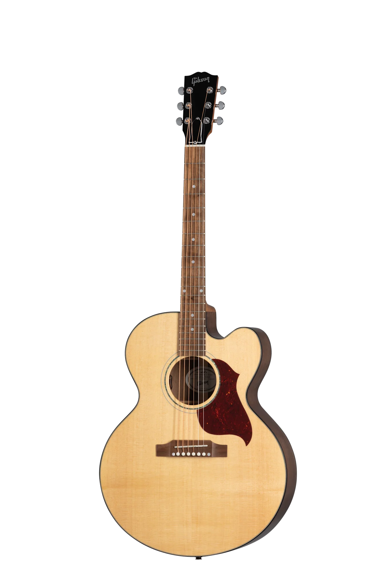 Gibson J-185 EC Modern Walnut, Left-Handed, Antique Natural 2 Gibson J-185 EC Modern Walnut, Left-Handed, Antique Natural