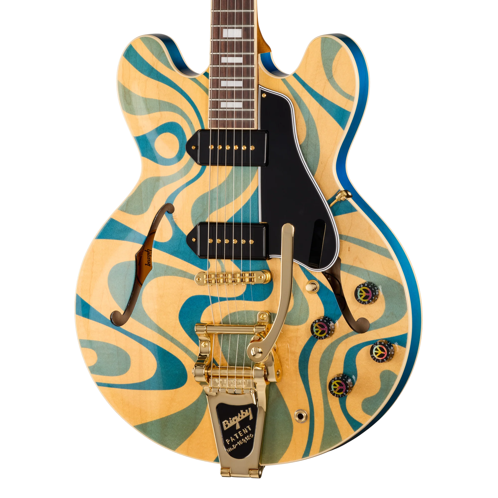 Gibson Mod™ Collection ES-330, Aqua Shag
