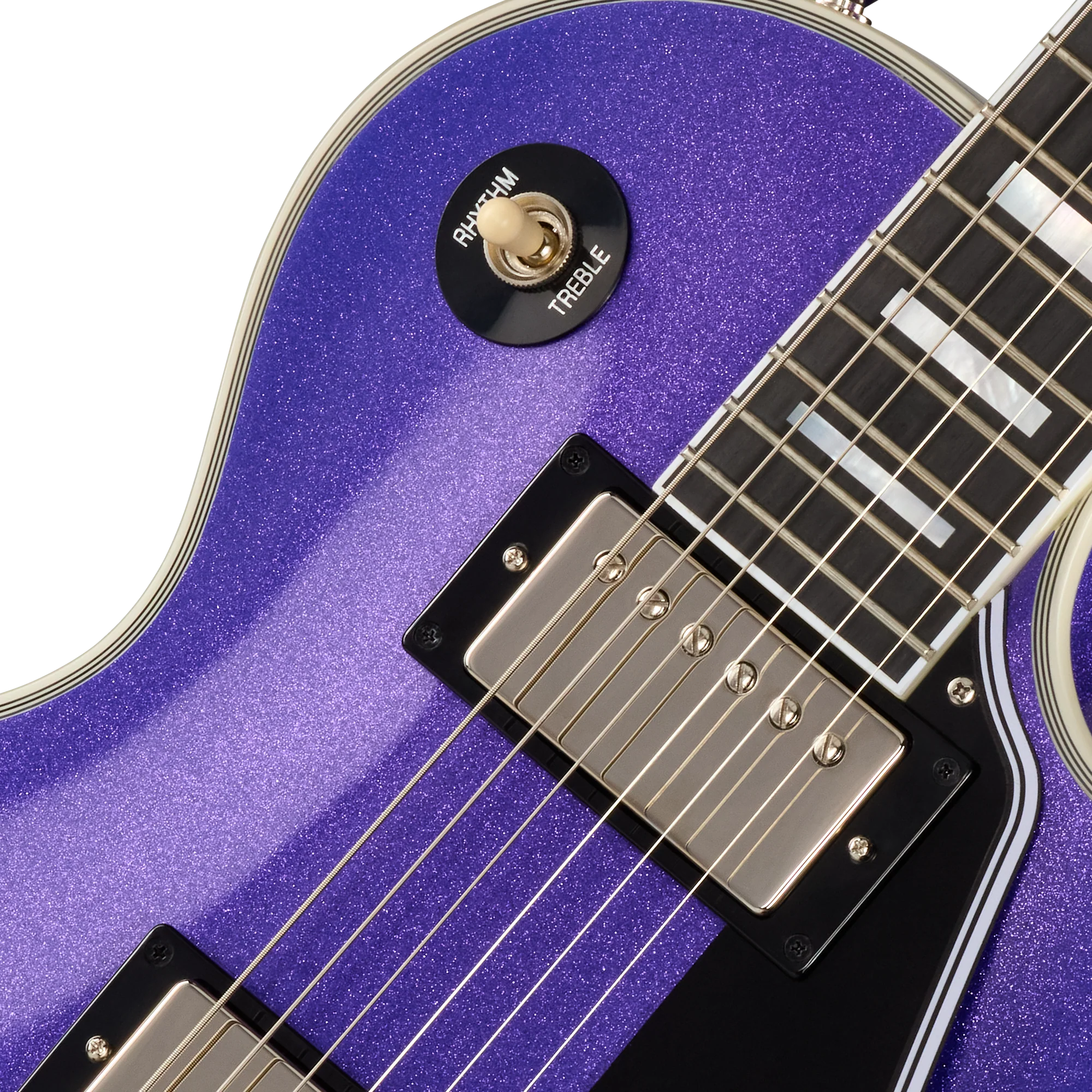 Epiphone IGC Les Paul Custom, Amethyst Sparkle 7 Epiphone IGC Les Paul Custom, Amethyst Sparkle