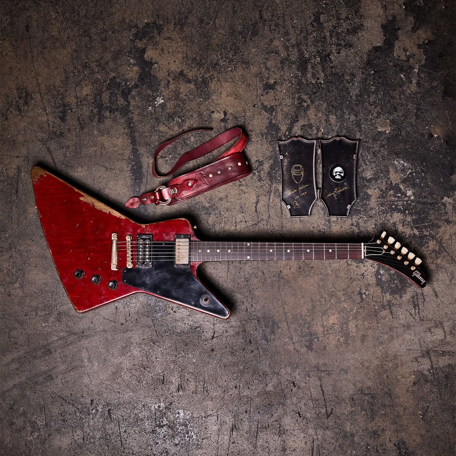Gibson Custom Leo Scala Custom Addiction Explorer, Dark Cherry 8 Gibson Custom Leo Scala Custom Addiction Explorer, Dark Cherry