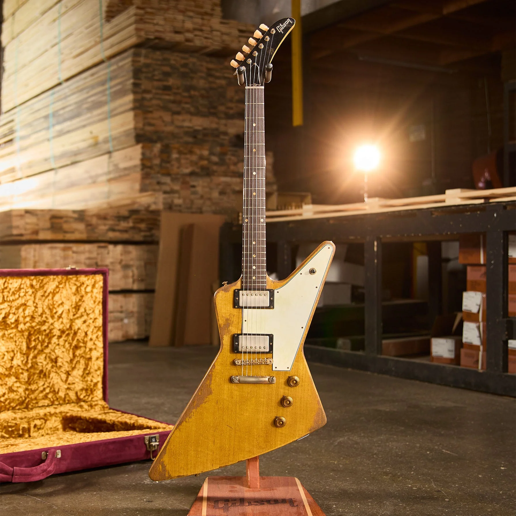 Gibson Custom Leo Scala Ultra Addiction Explorer #2, Natural 7 Gibson Custom Leo Scala Ultra Addiction Explorer #2, Natural