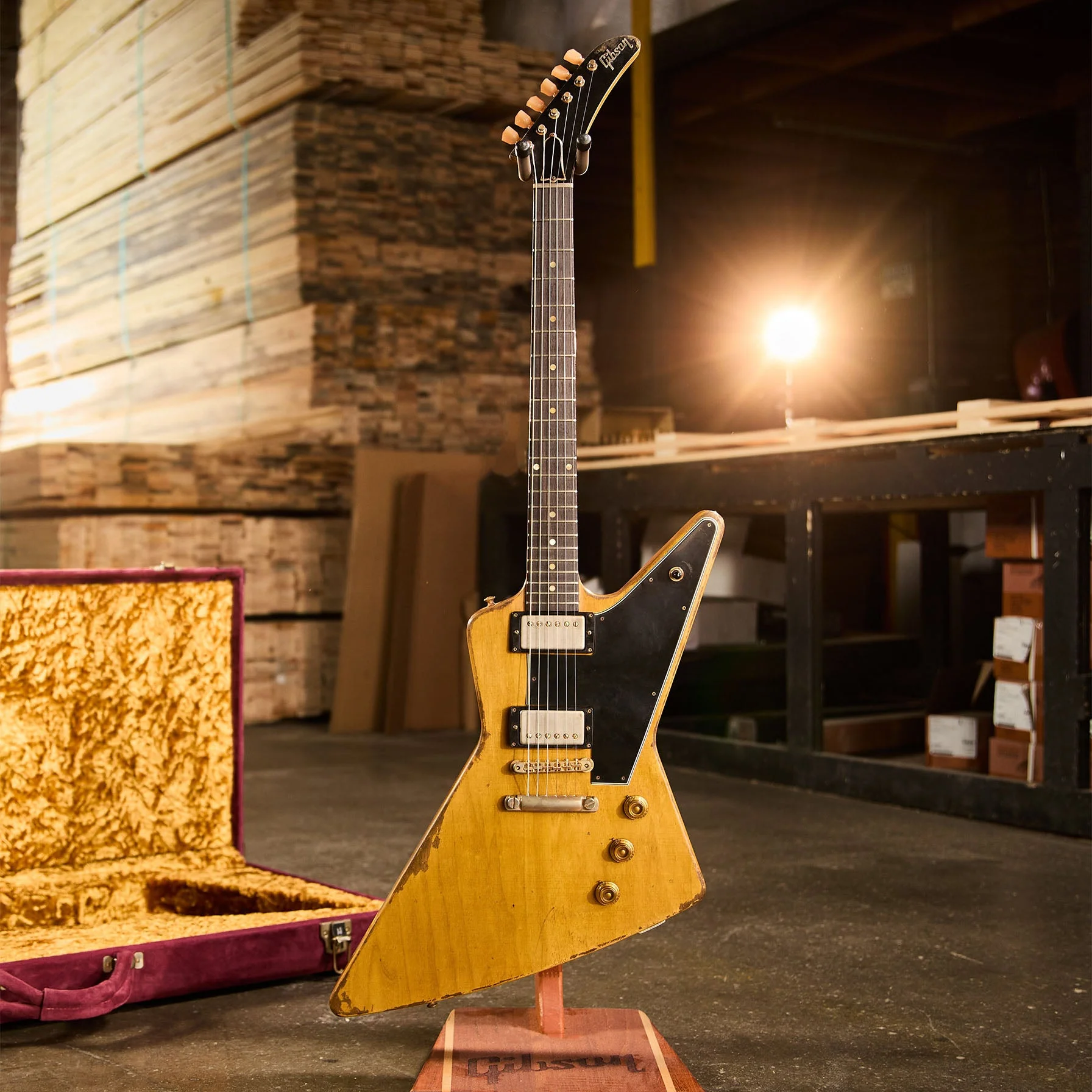 Gibson Custom Leo Scala Ultra Addiction Explorer #3, Natural 7 Gibson Custom Leo Scala Ultra Addiction Explorer #3, Natural