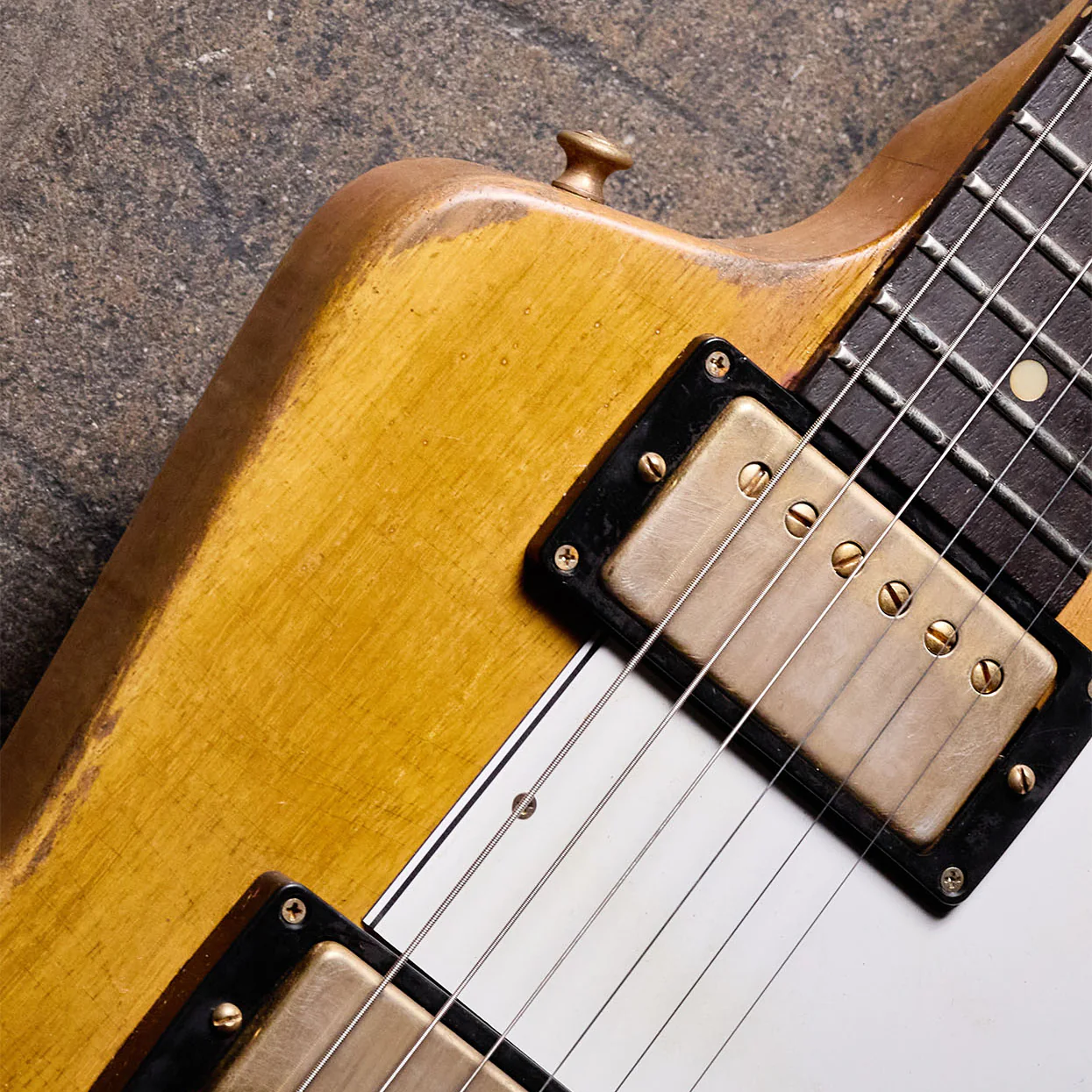 Gibson Custom Leo Scala Heavy Addiction Explorer #1, Natural 9 Gibson Custom Leo Scala Heavy Addiction Explorer #1, Natural