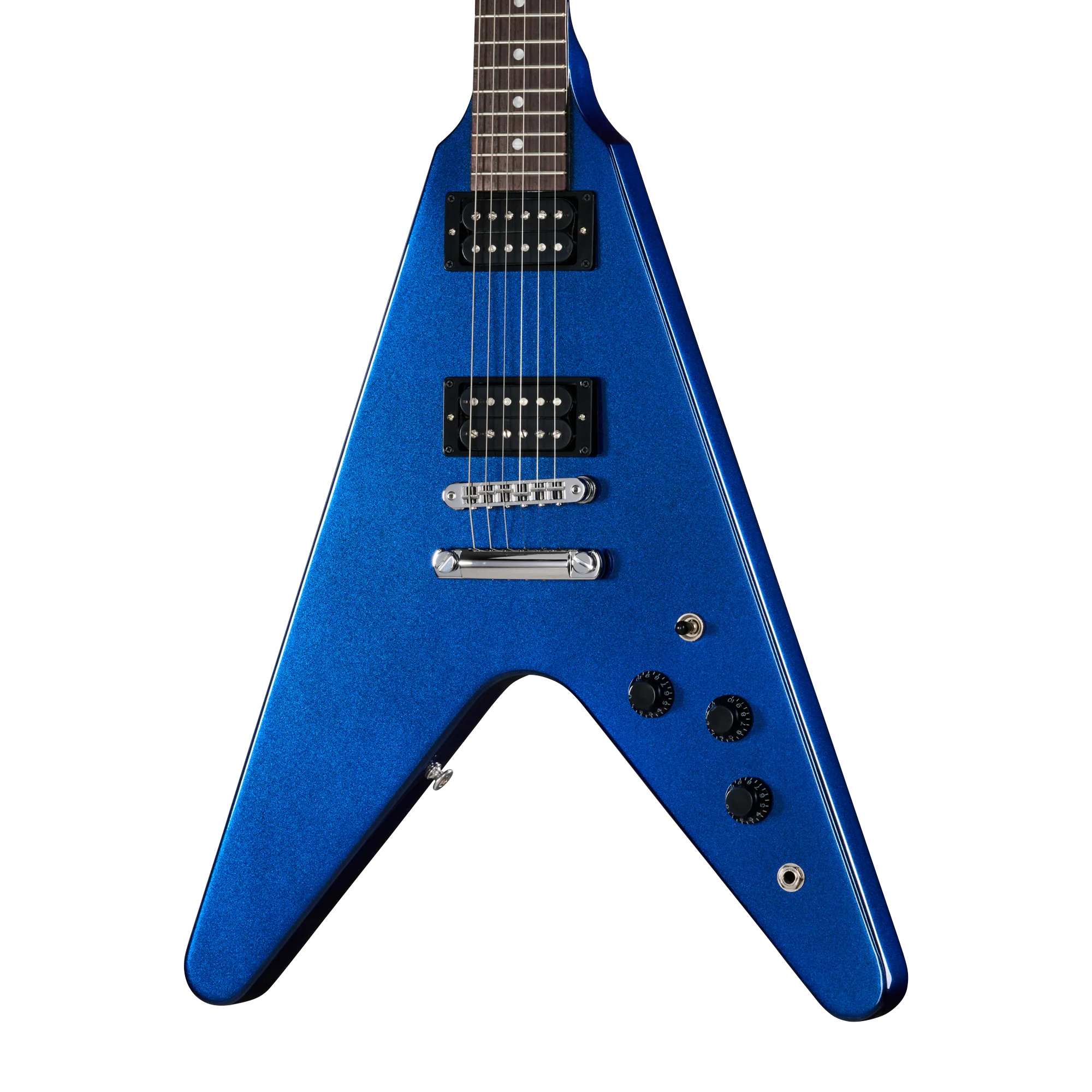 Gibson Mod™ Collection Flying V 80s, Metallic Sapphire 1 Gibson Mod™ Collection Flying V 80s, Metallic Sapphire