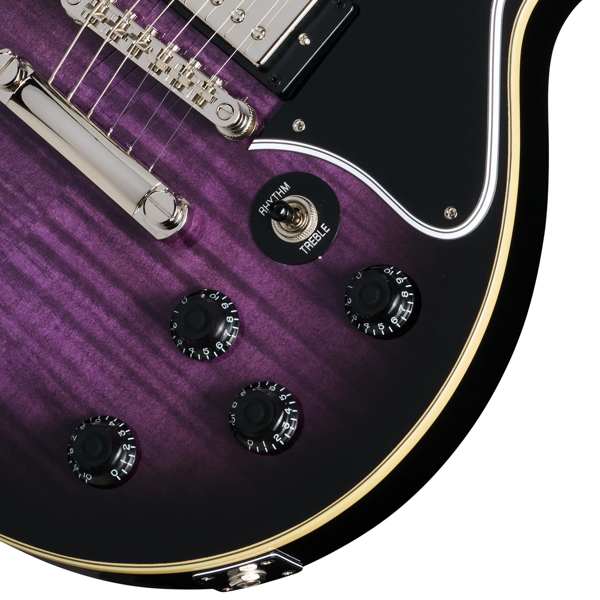 Epiphone Les Paul Special Double Cut Figured, Dark Purple Burst, Exclusive 8 Epiphone Les Paul Special Double Cut Figured, Dark Purple Burst, Exclusive