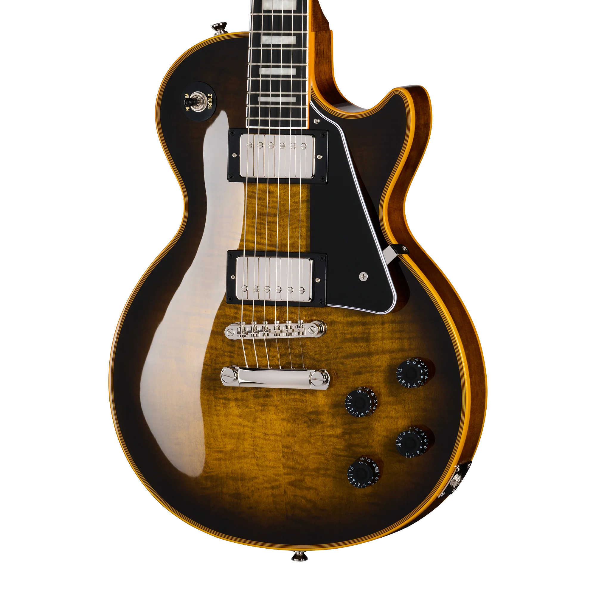 Epiphone Les Paul Custom Widow, Yellow Burst, Exclusive