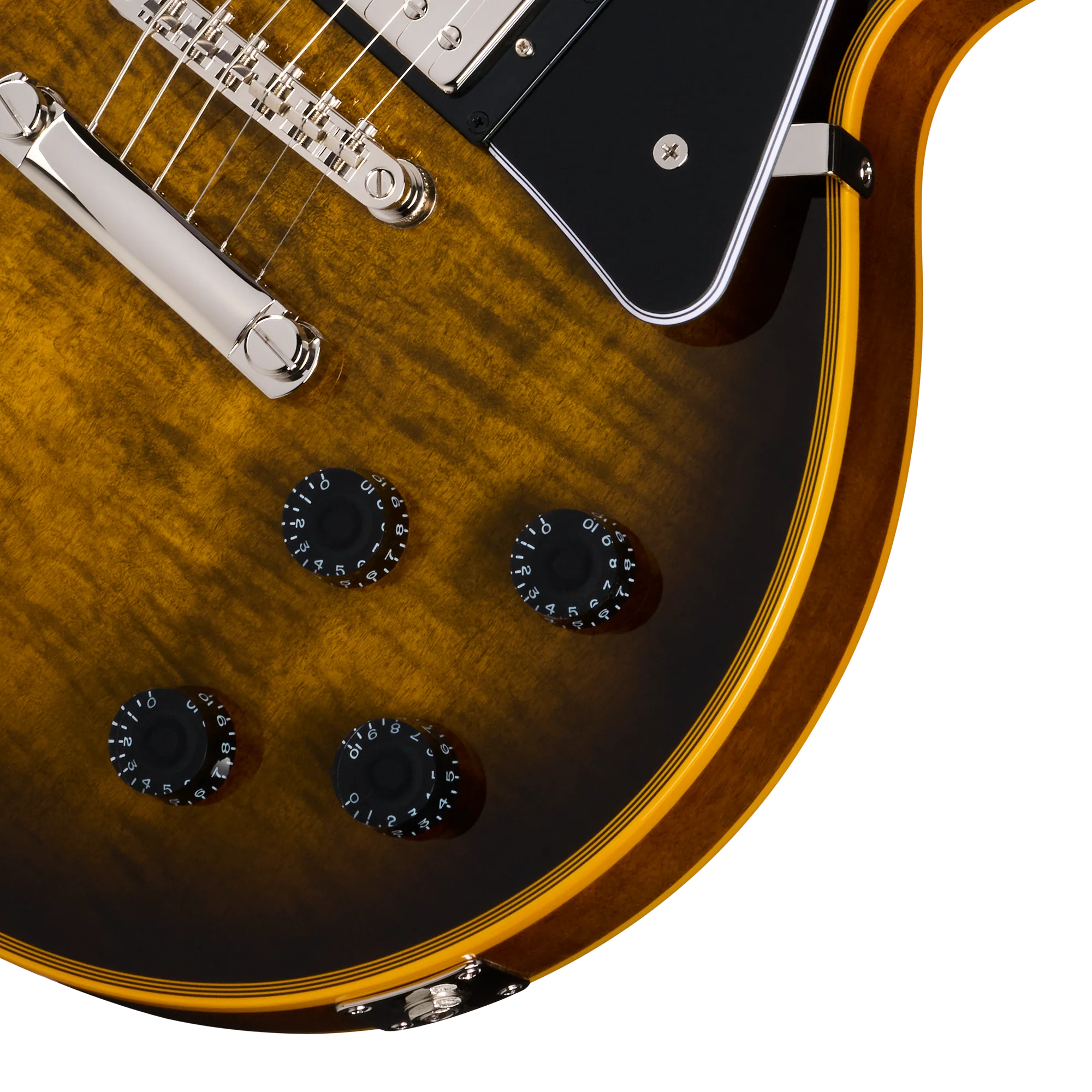 Epiphone Les Paul Custom Widow, Yellow Burst, Exclusive 8 Epiphone Les Paul Custom Widow, Yellow Burst, Exclusive