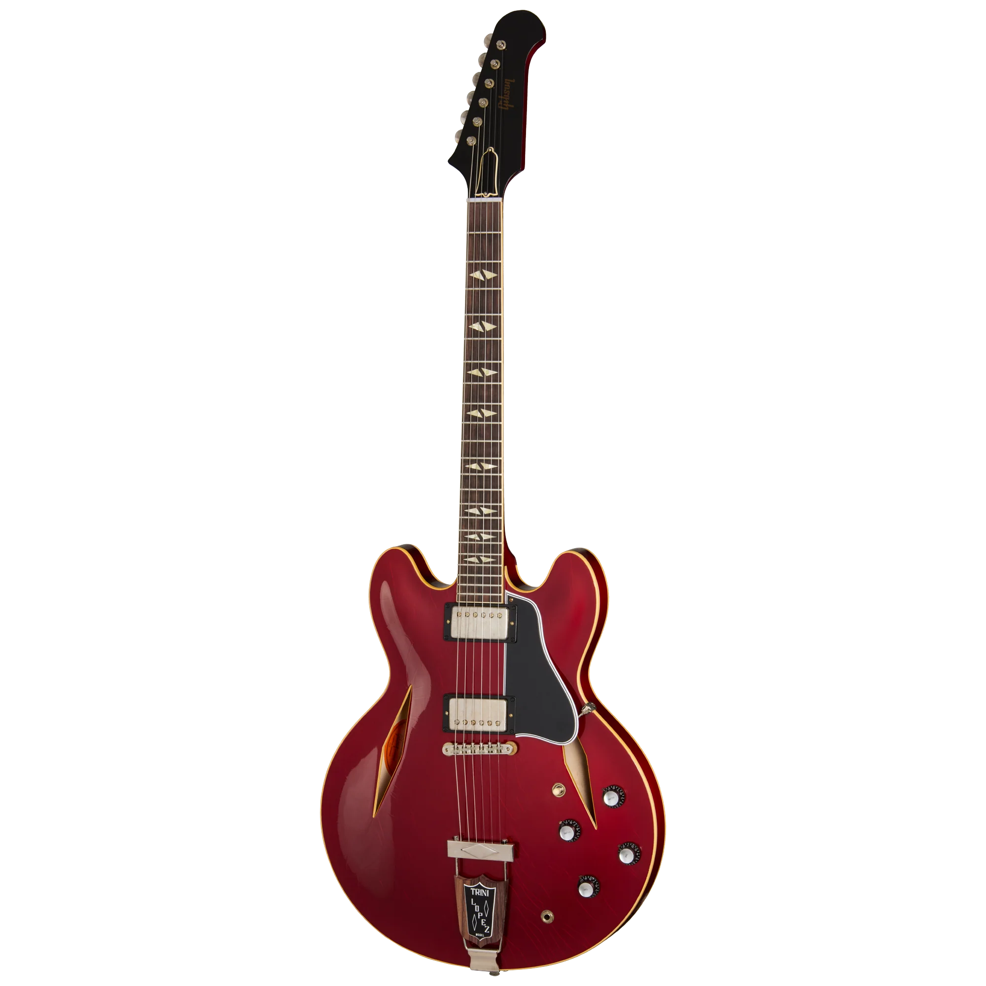 Gibson Custom 1964 Trini Lopez Standard Reissue, Ultra Light Aged, Sparkling Burgundy 3 Gibson Custom 1964 Trini Lopez Standard Reissue, Ultra Light Aged, Sparkling Burgundy