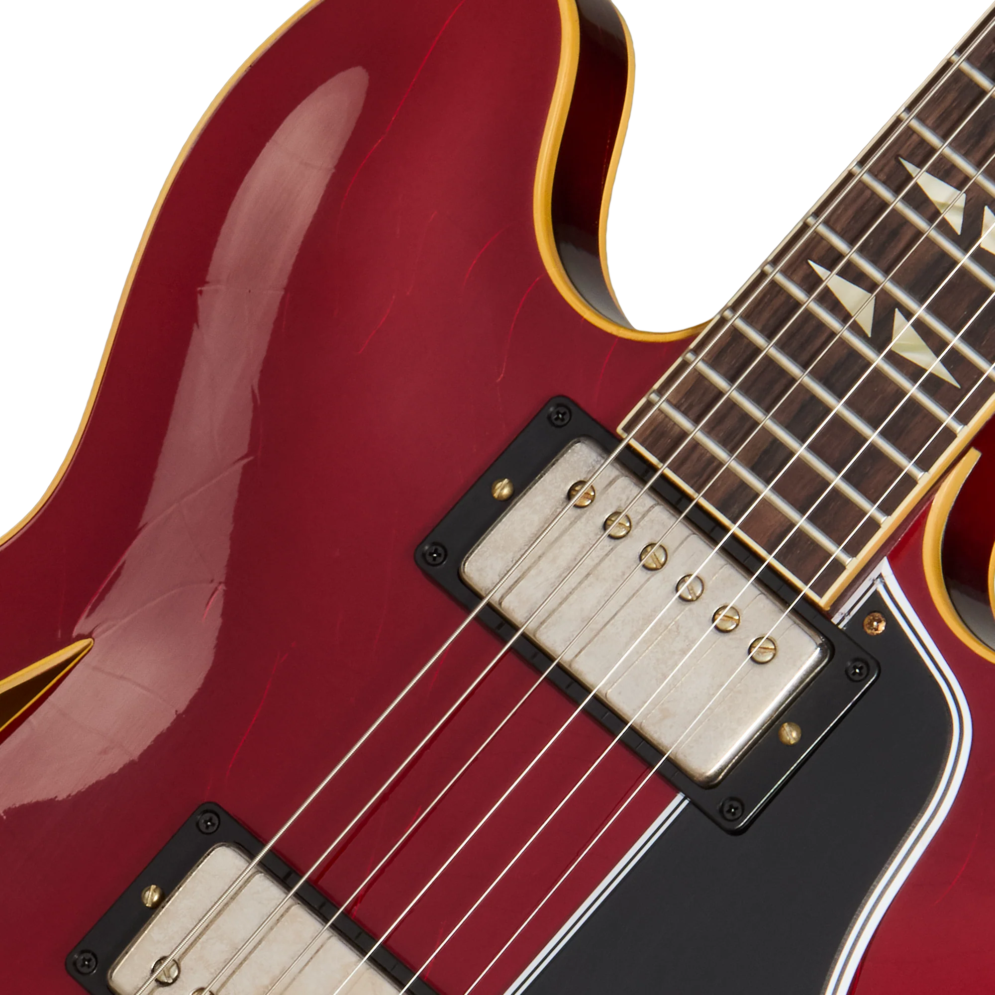 Gibson Custom 1964 Trini Lopez Standard Reissue, Ultra Light Aged, Sparkling Burgundy 7 Gibson Custom 1964 Trini Lopez Standard Reissue, Ultra Light Aged, Sparkling Burgundy
