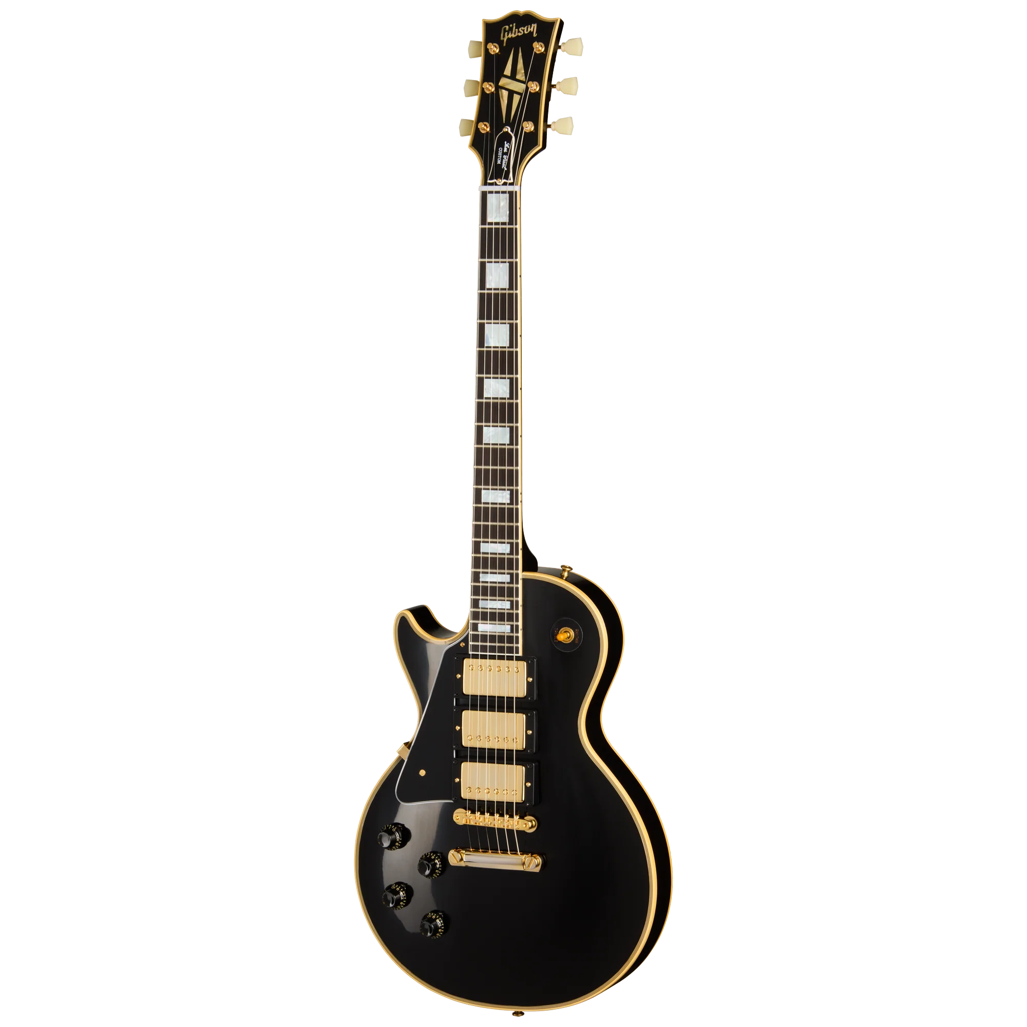 Gibson Custom 1957 Les Paul Custom Reissue 3-Pickup, Left-Handed, Ebony 2 Gibson Custom 1957 Les Paul Custom Reissue 3-Pickup, Left-Handed, Ebony