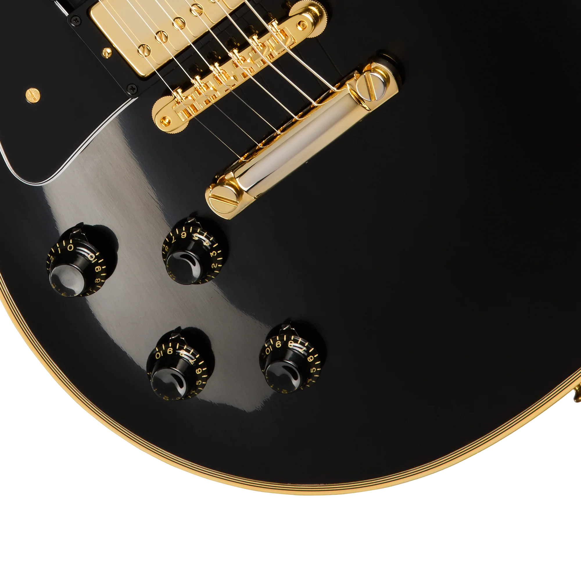 Gibson Custom 1957 Les Paul Custom Reissue 3-Pickup, Left-Handed, Ebony 8 Gibson Custom 1957 Les Paul Custom Reissue 3-Pickup, Left-Handed, Ebony