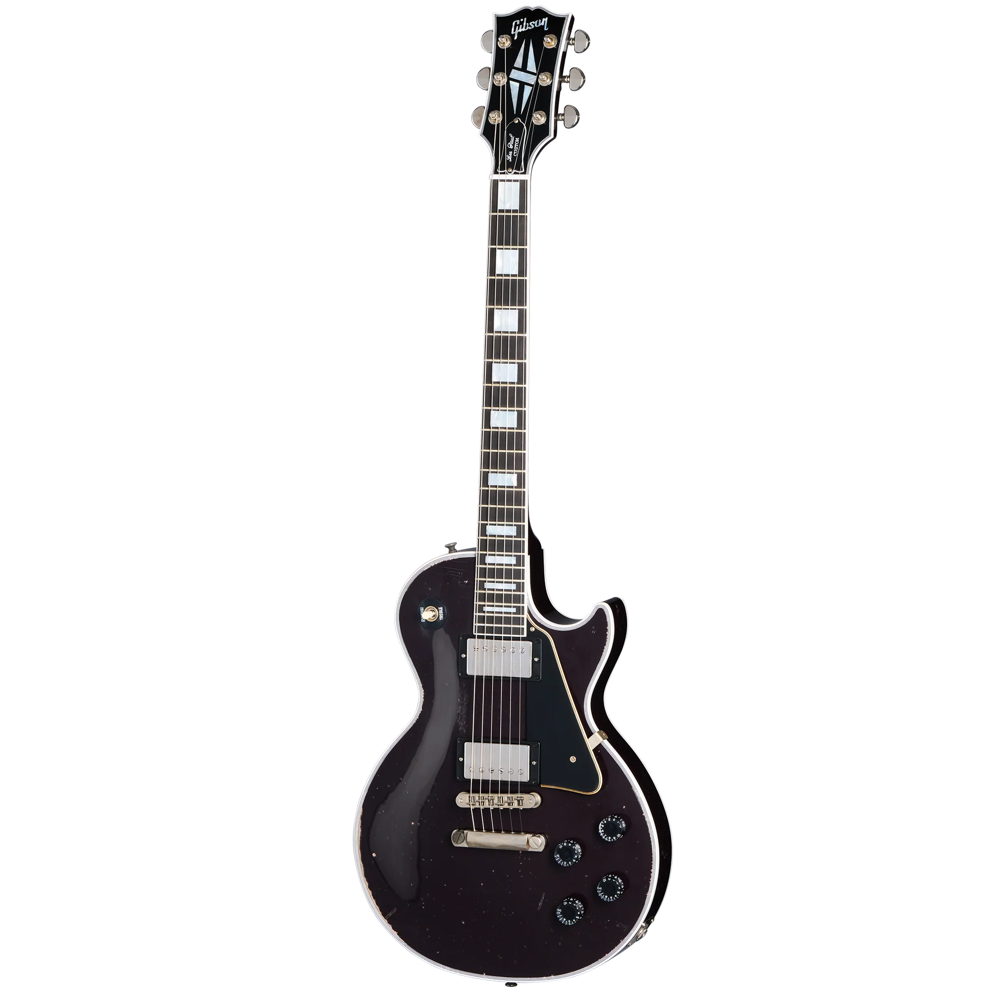 Gibson Custom Les Paul Custom, Heavy Aged, Oxblood 4 Gibson Custom Les Paul Custom, Heavy Aged, Oxblood