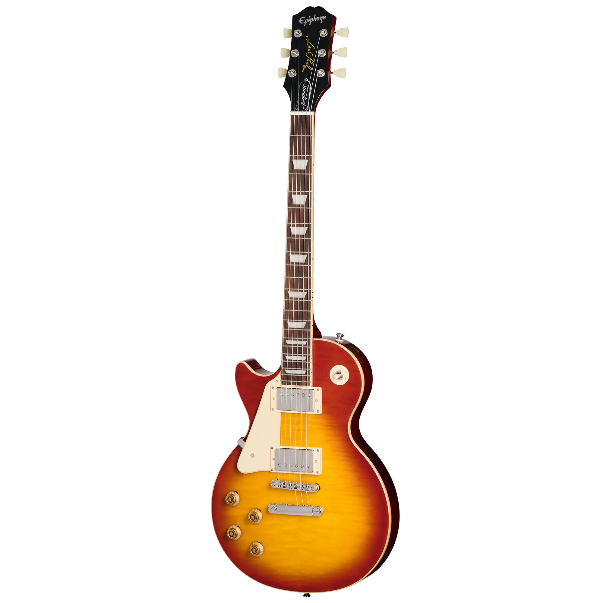 Epiphone Les Paul Standard 50s, Left-Handed, Washed Cherry Sunburst 3 Epiphone Les Paul Standard 50s, Left-Handed, Washed Cherry Sunburst