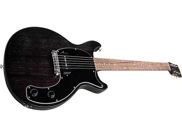 Gibson Les Paul Junior Tribute DC, Worn Ebony (Gibson Gig Bag Included) 11 Gibson Les Paul Junior Tribute DC, Worn Ebony (Gibson Gig Bag Included)