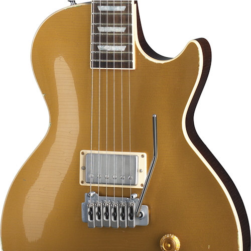 Gibson Custom Joe Perry "Gold Rush" Les Paul Axcess, Aged Antique Gold (Aged Brown/Pink Reissue 5-Latch Case Included) 4 Gibson Custom Joe Perry "Gold Rush" Les Paul Axcess, Aged Antique Gold (Aged Brown/Pink Reissue 5-Latch Case Included)