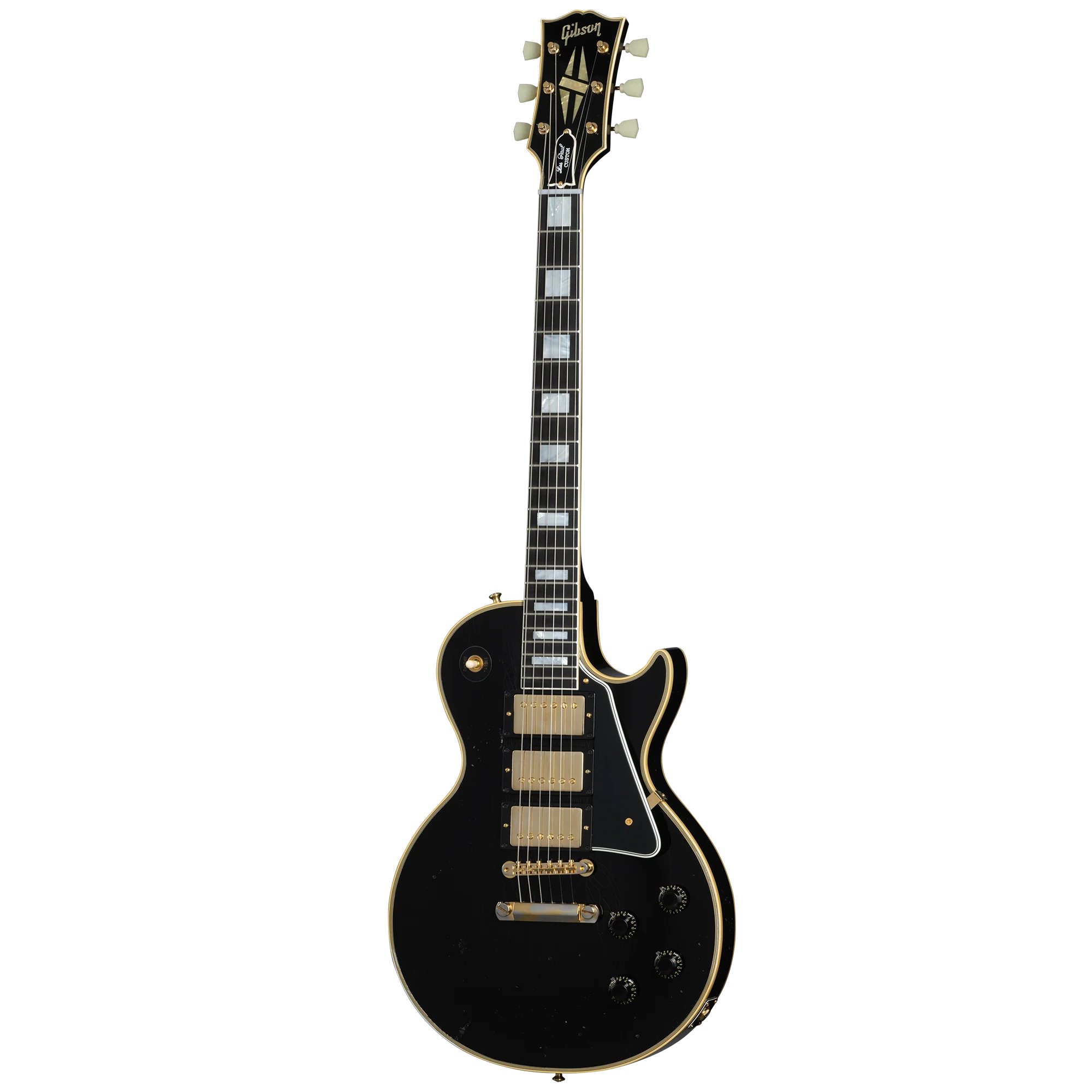 Gibson Custom 1957 Les Paul Custom Reissue 3-Pickup, Light Aged, Ebony 3 Gibson Custom 1957 Les Paul Custom Reissue 3-Pickup, Light Aged, Ebony