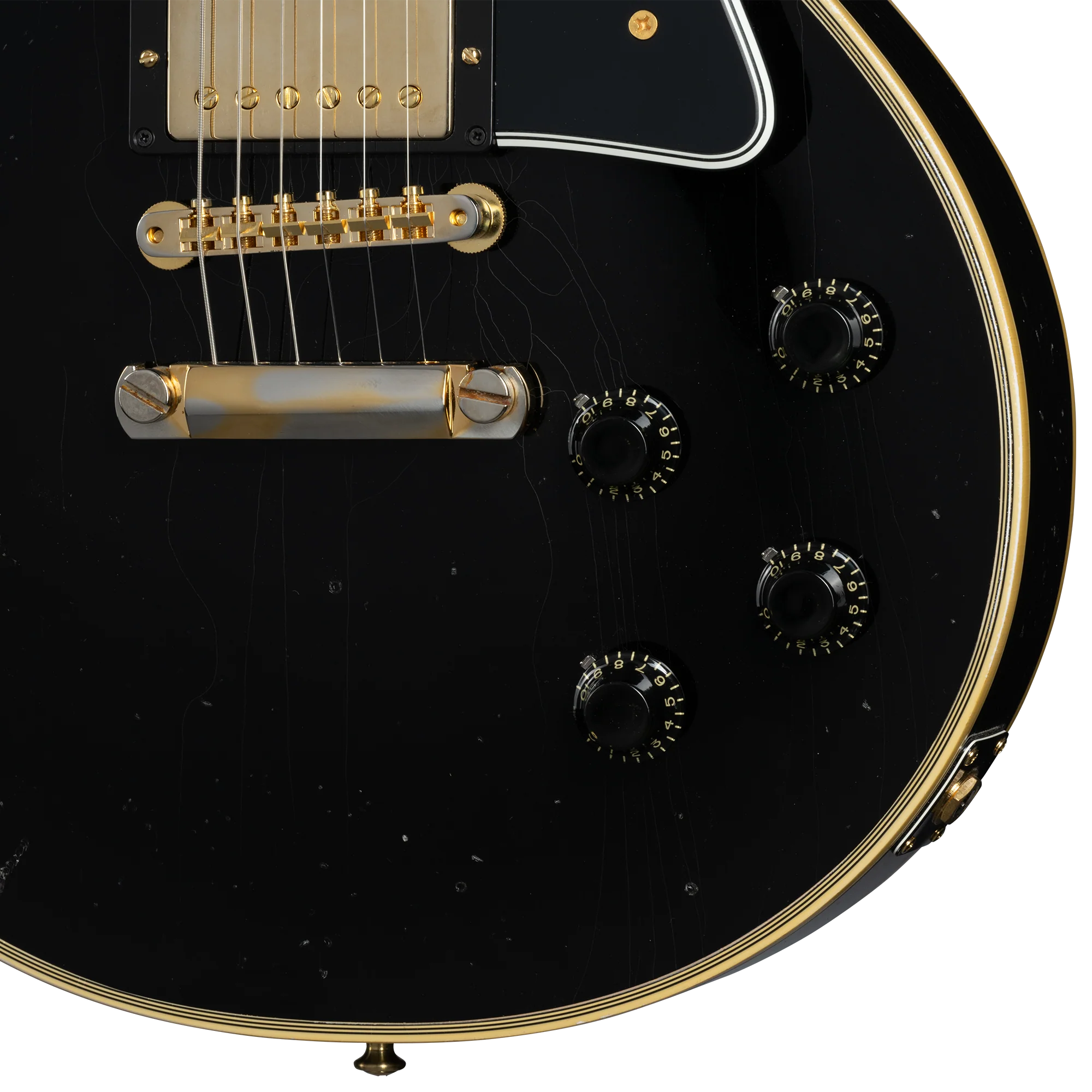 Gibson Custom 1957 Les Paul Custom Reissue 3-Pickup, Light Aged, Ebony 7 Gibson Custom 1957 Les Paul Custom Reissue 3-Pickup, Light Aged, Ebony