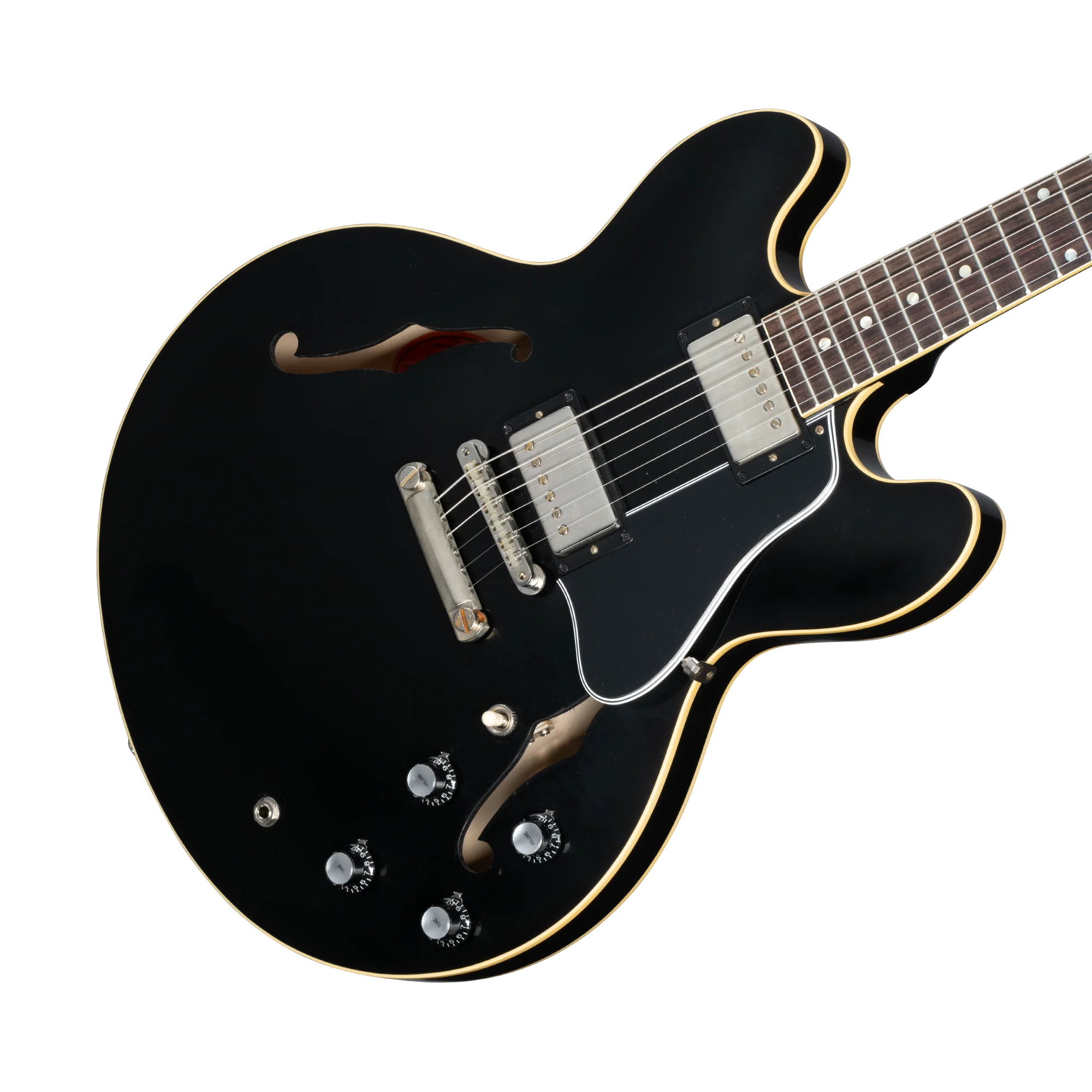 Gibson Custom 1964 ES-335 Reissue, Ebony VOS 7 Gibson Custom 1964 ES-335 Reissue, Ebony VOS