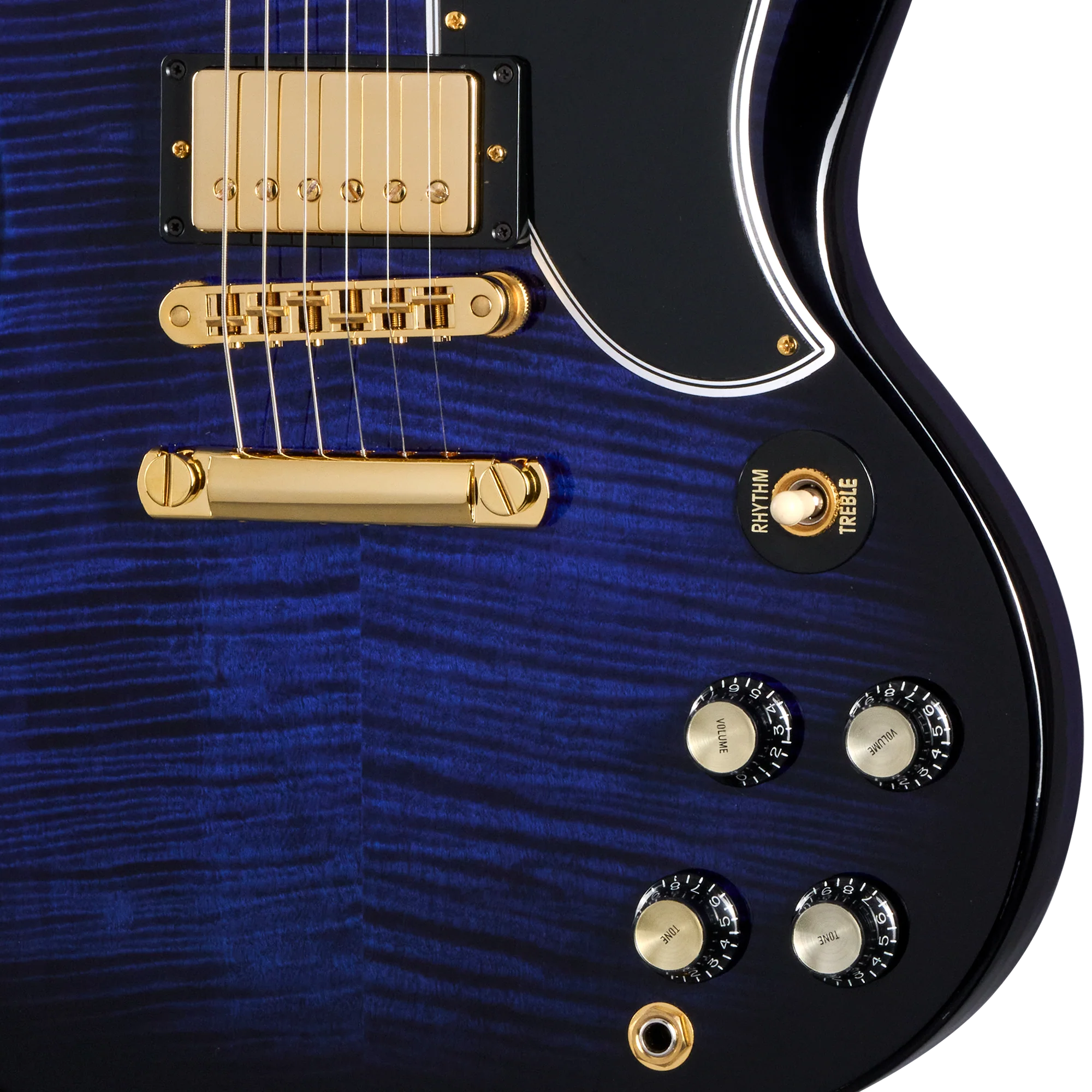 Gibson Custom SG Custom Figured 2-Pickup, Exclusive, Blue Widow 5 Gibson Custom SG Custom Figured 2-Pickup, Exclusive, Blue Widow
