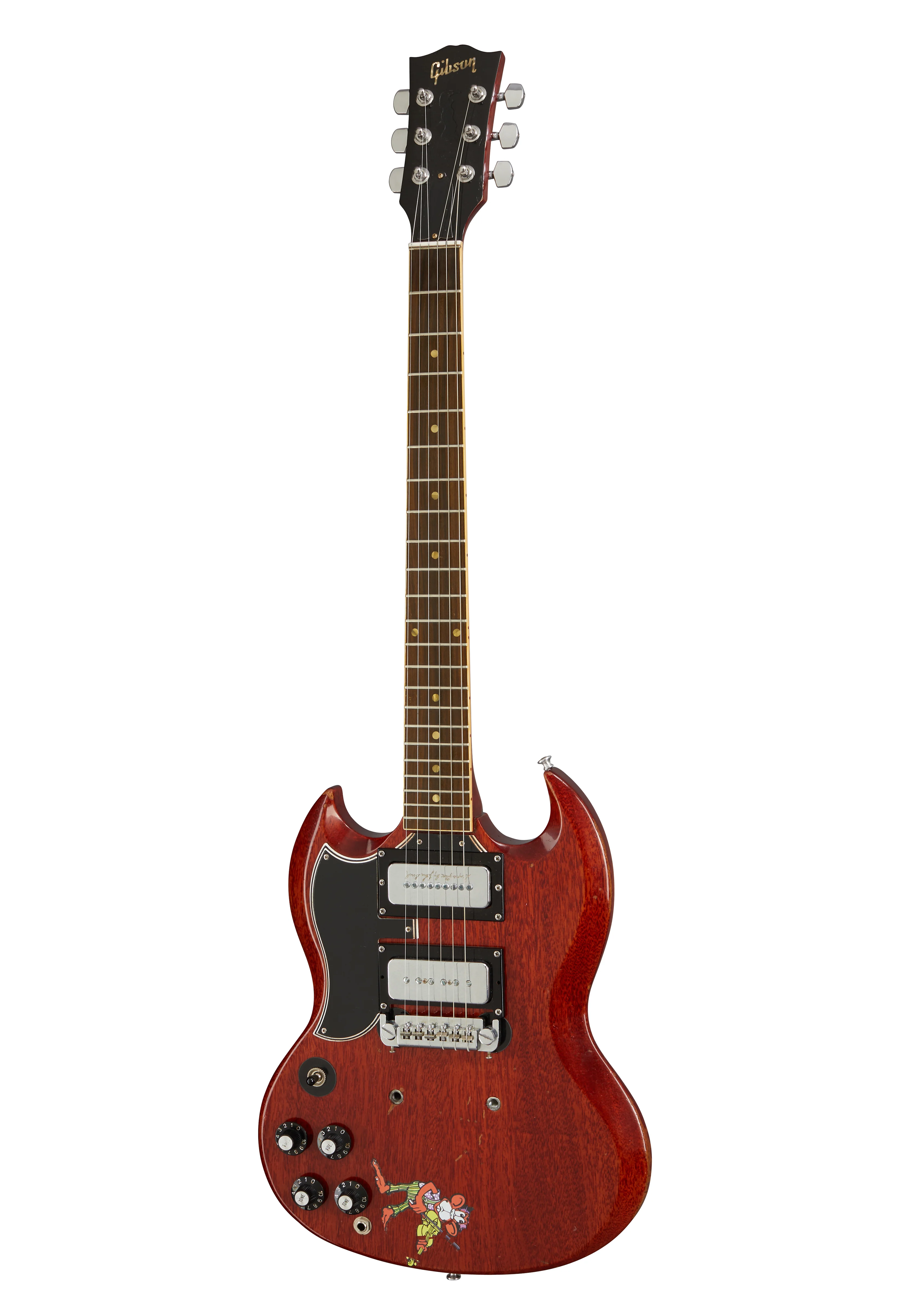 Gibson Custom Tony Iommi "Monkey" 1964 SG Special Replica, Left-Handed Aged / Signed, Left-Handed Aged/Signed