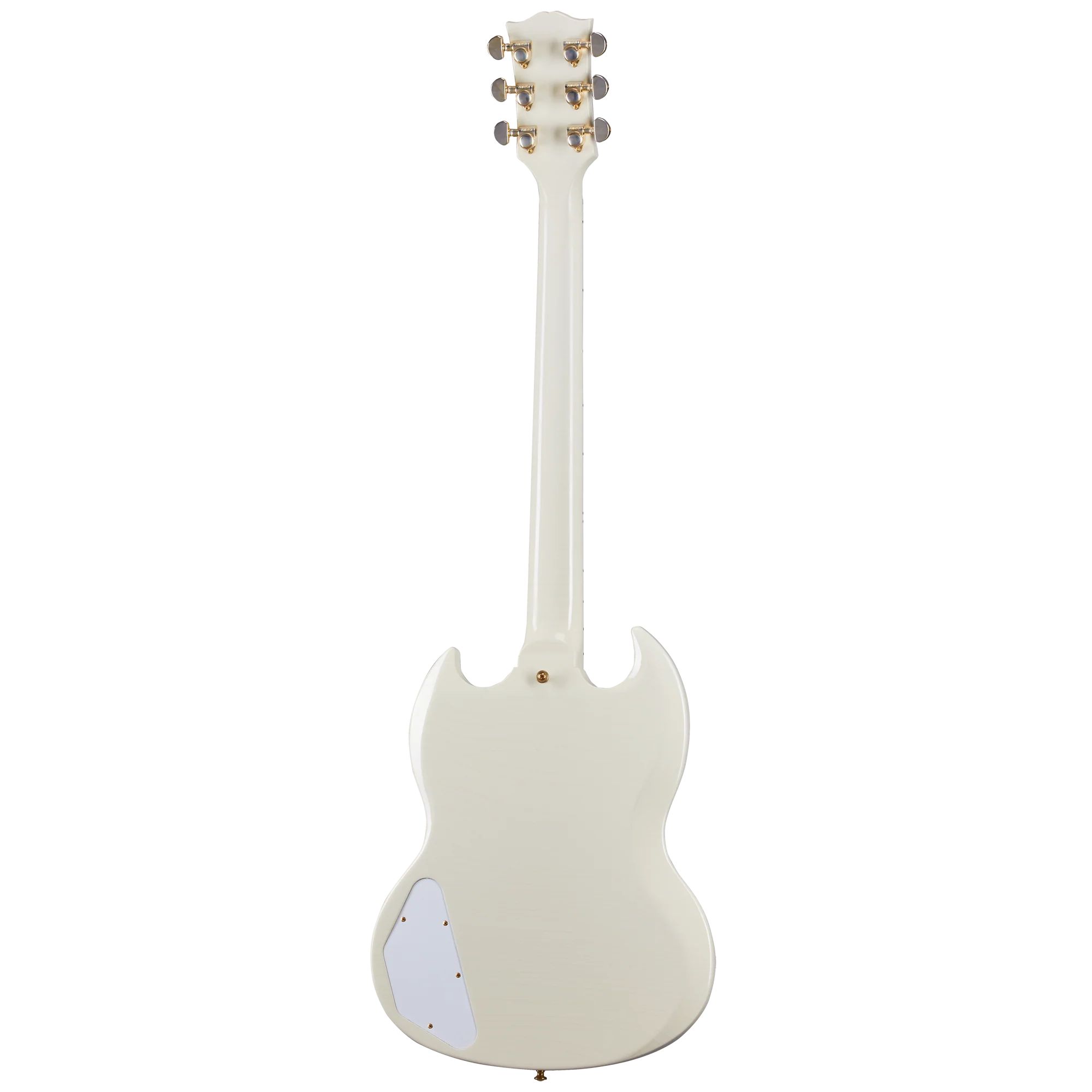 Gibson Custom 1963 Les Paul SG Custom Reissue with Maestro, Ultra Light Aged, Classic White 4 Gibson Custom 1963 Les Paul SG Custom Reissue with Maestro, Ultra Light Aged, Classic White