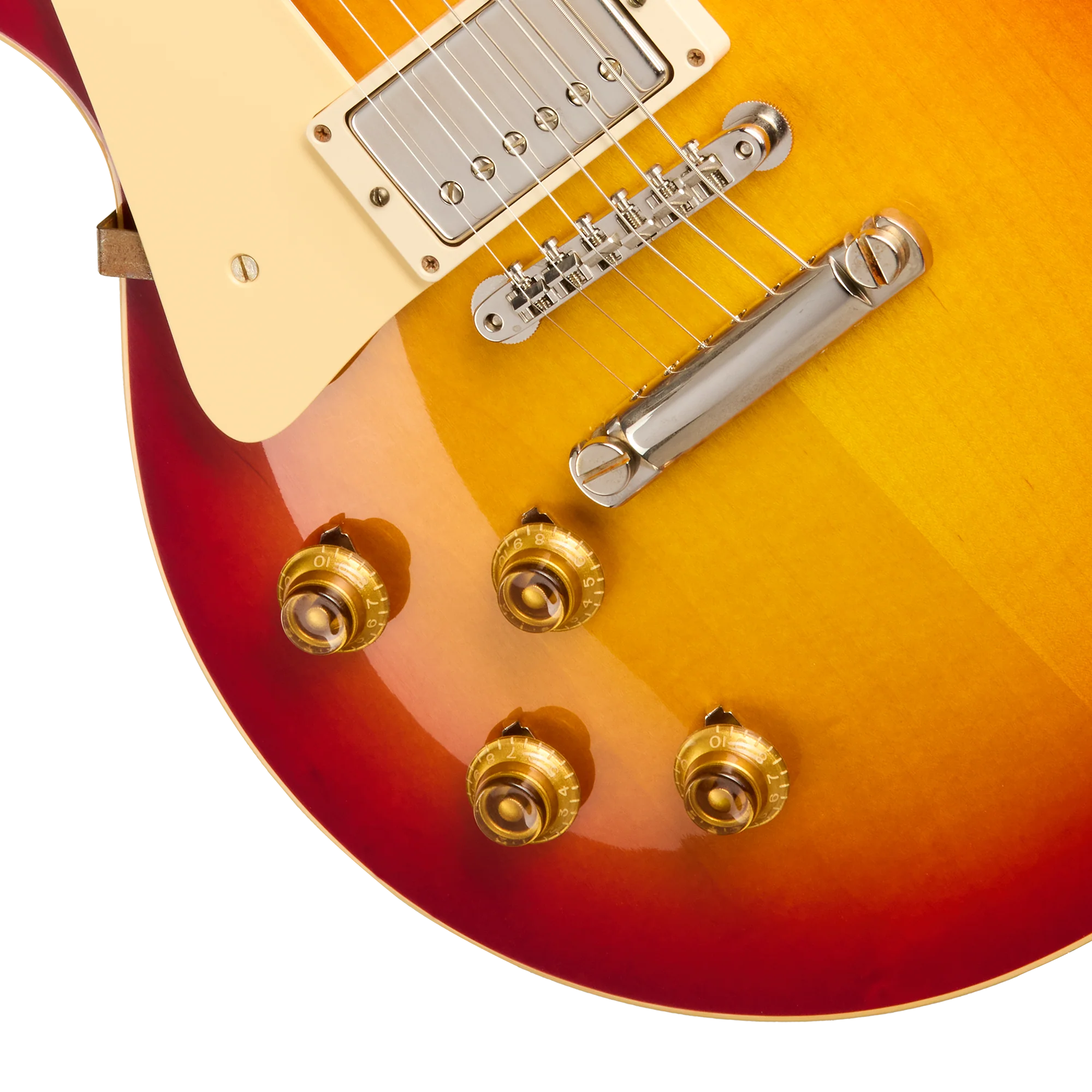 Gibson Custom 1958 Les Paul Standard Reissue, Left-Handed, VOS, Washed Cherry Sunburst 8 Gibson Custom 1958 Les Paul Standard Reissue, Left-Handed, VOS, Washed Cherry Sunburst