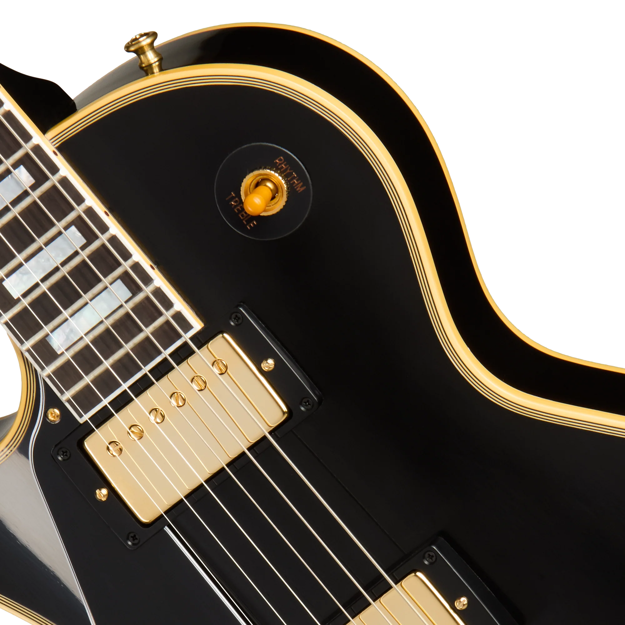 Gibson Custom 1957 Les Paul Custom Reissue 2-Pickup, Left-Handed, VOS, Ebony 7 Gibson Custom 1957 Les Paul Custom Reissue 2-Pickup, Left-Handed, VOS, Ebony
